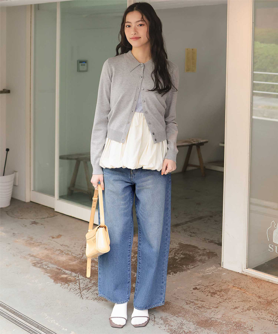 titivate「ストレートシルエットデニムパンツ」|デニム|