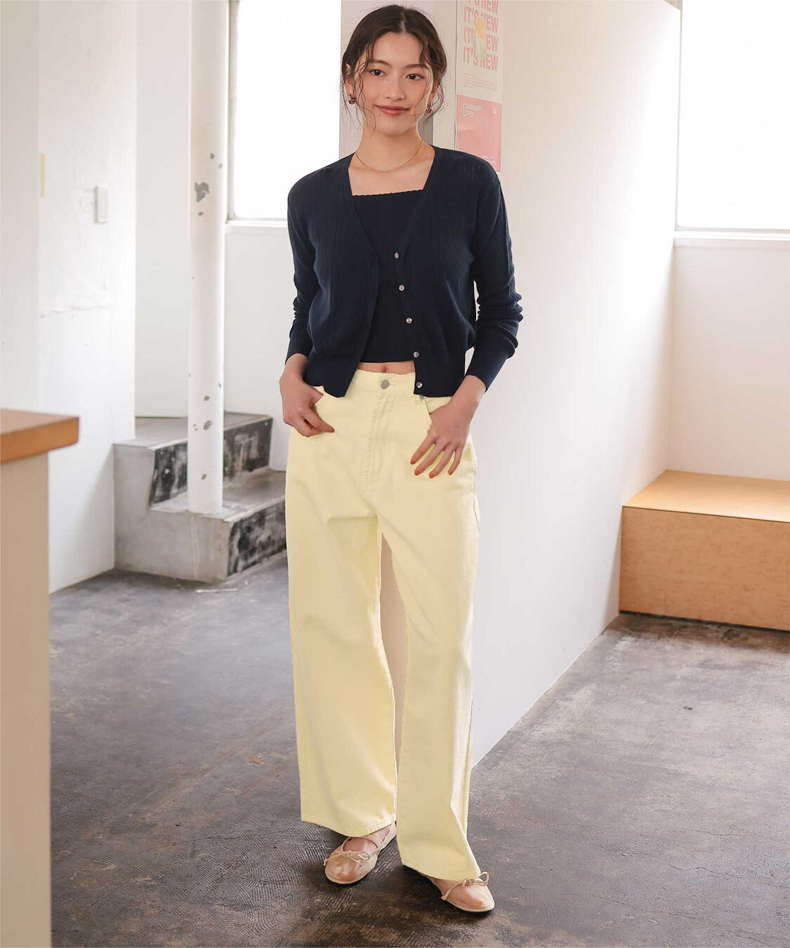 titivate「ストレートシルエットデニムパンツ」|デニム|