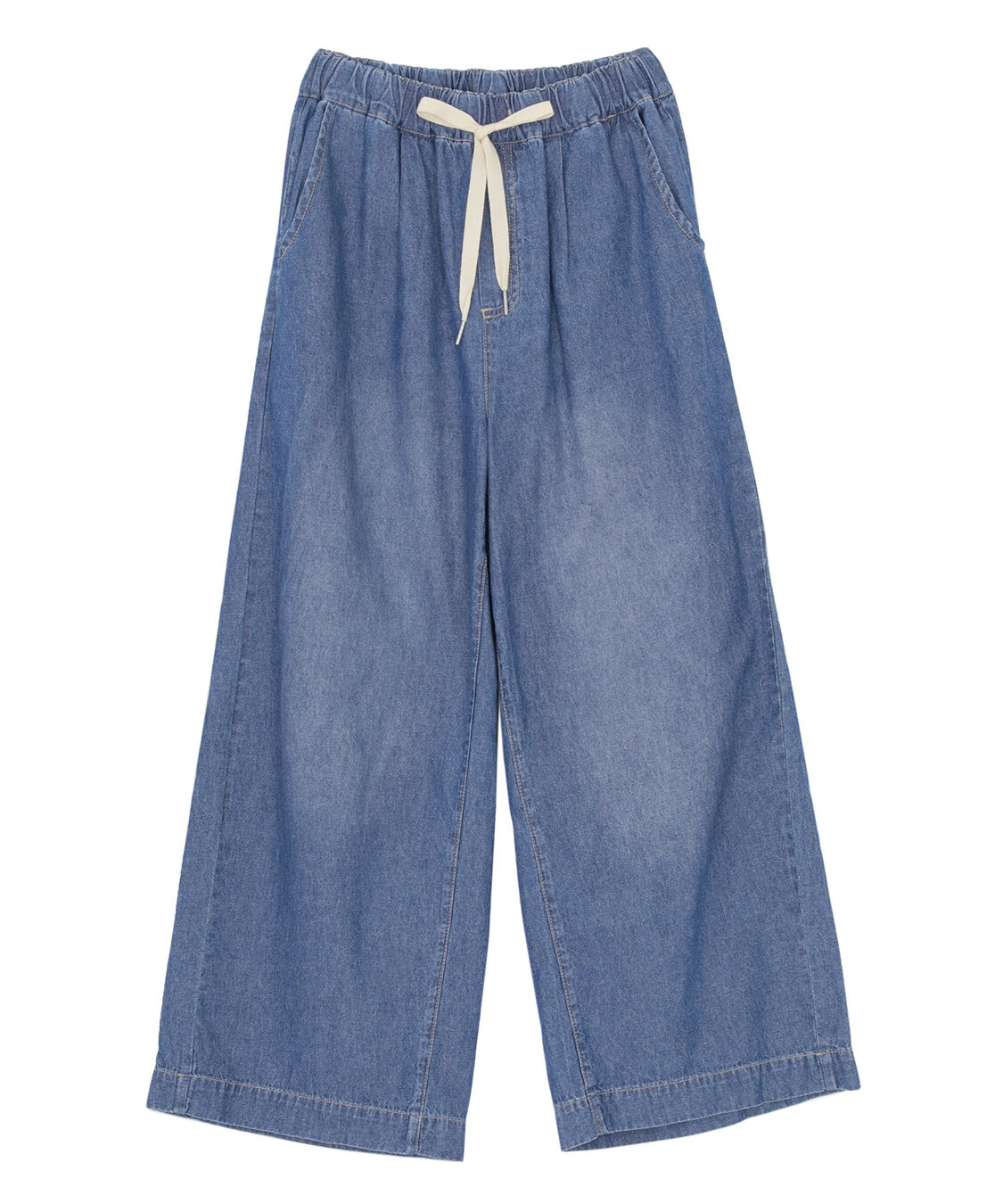 titivate「イージーワイドデニムパンツ」|デニム|