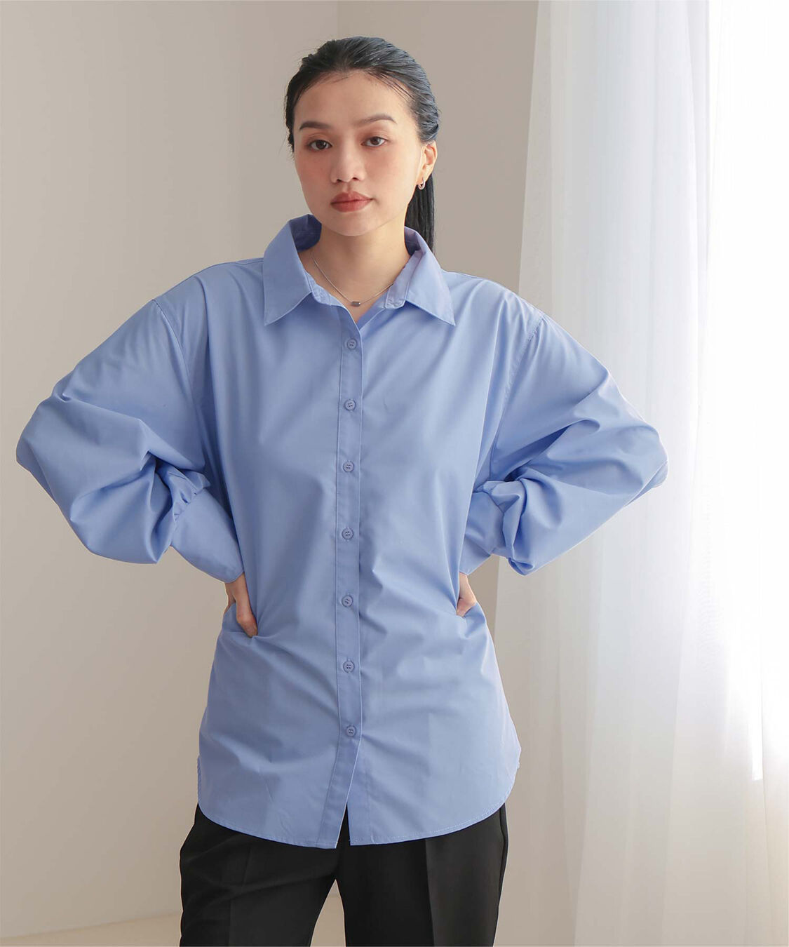 miette「ウエストレイヤードライクシャツ」|シャツ・ブラウス|