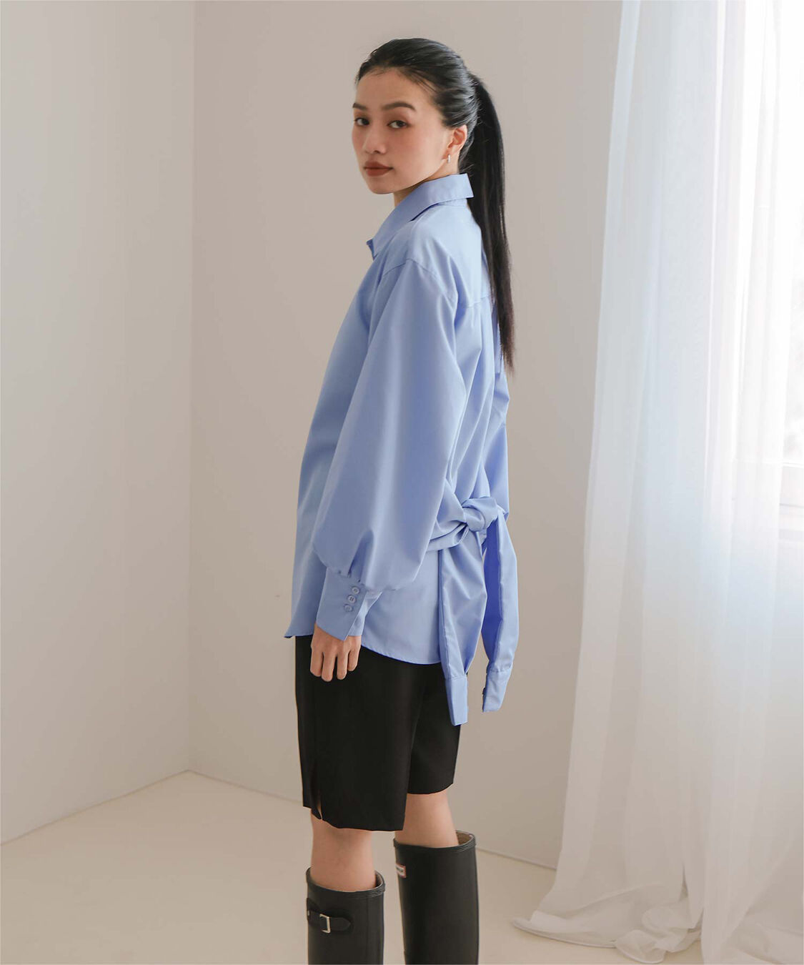 miette「ウエストレイヤードライクシャツ」|シャツ・ブラウス|