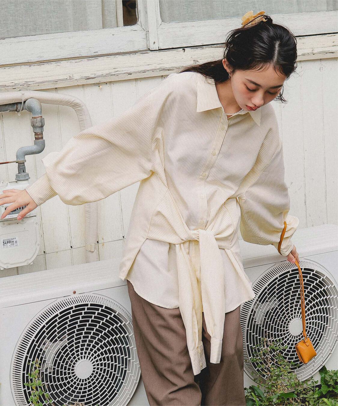 miette「ウエストレイヤードライクシャツ」|シャツ・ブラウス|