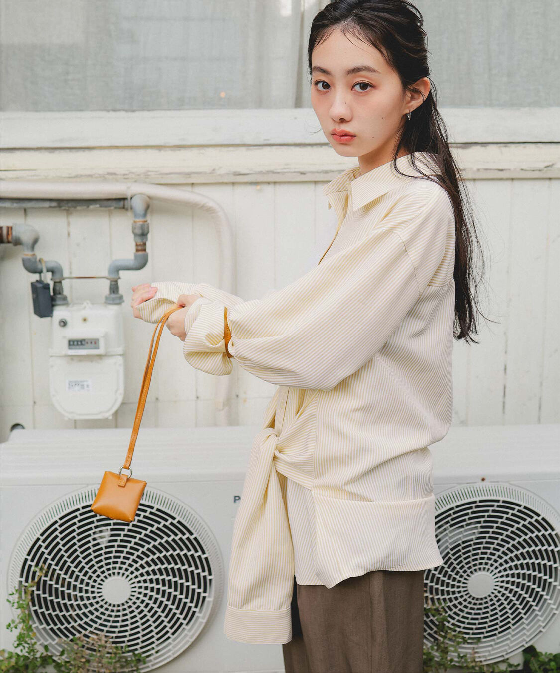 miette「ウエストレイヤードライクシャツ」|シャツ・ブラウス|