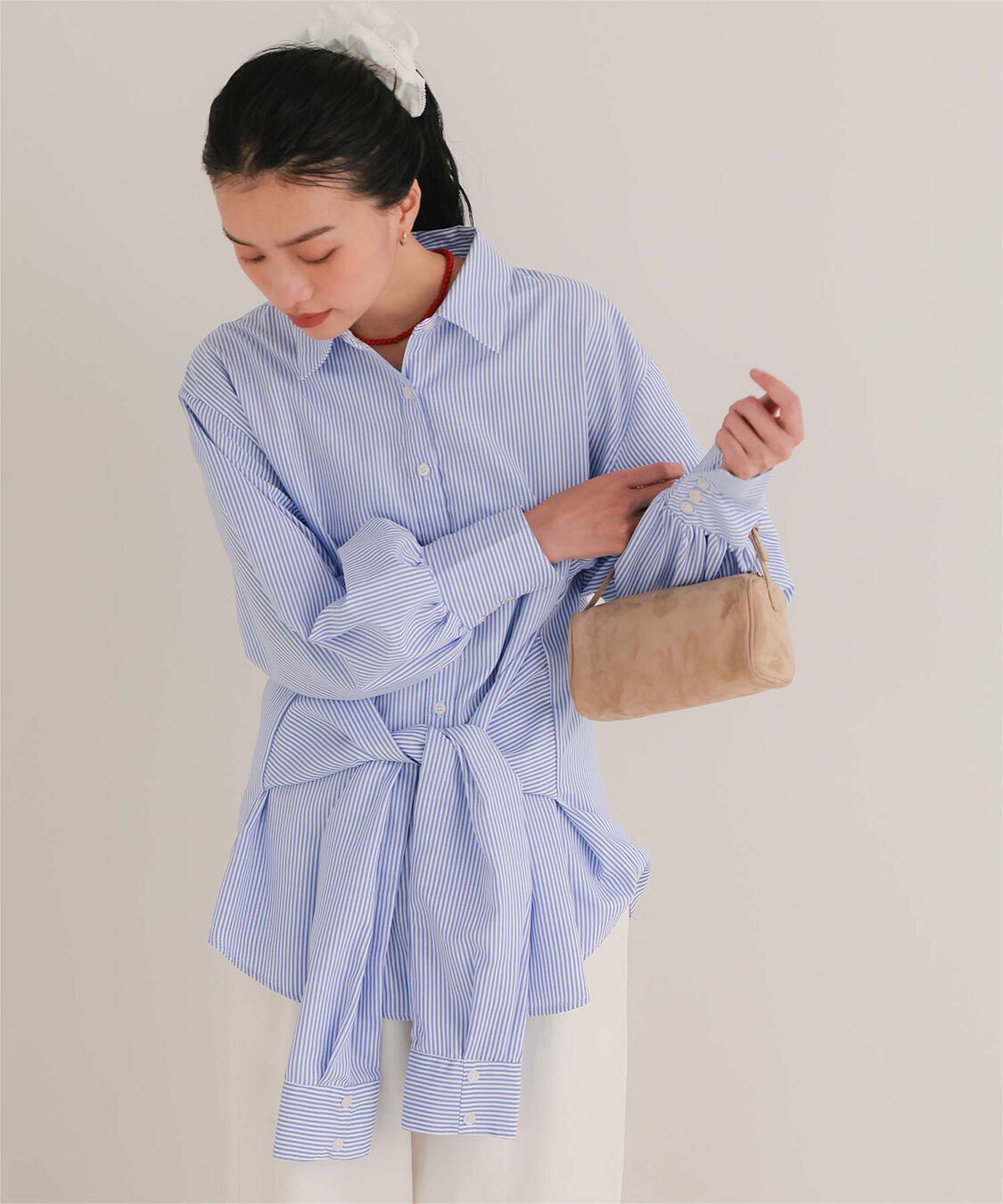 miette「ウエストレイヤードライクシャツ」|シャツ・ブラウス|