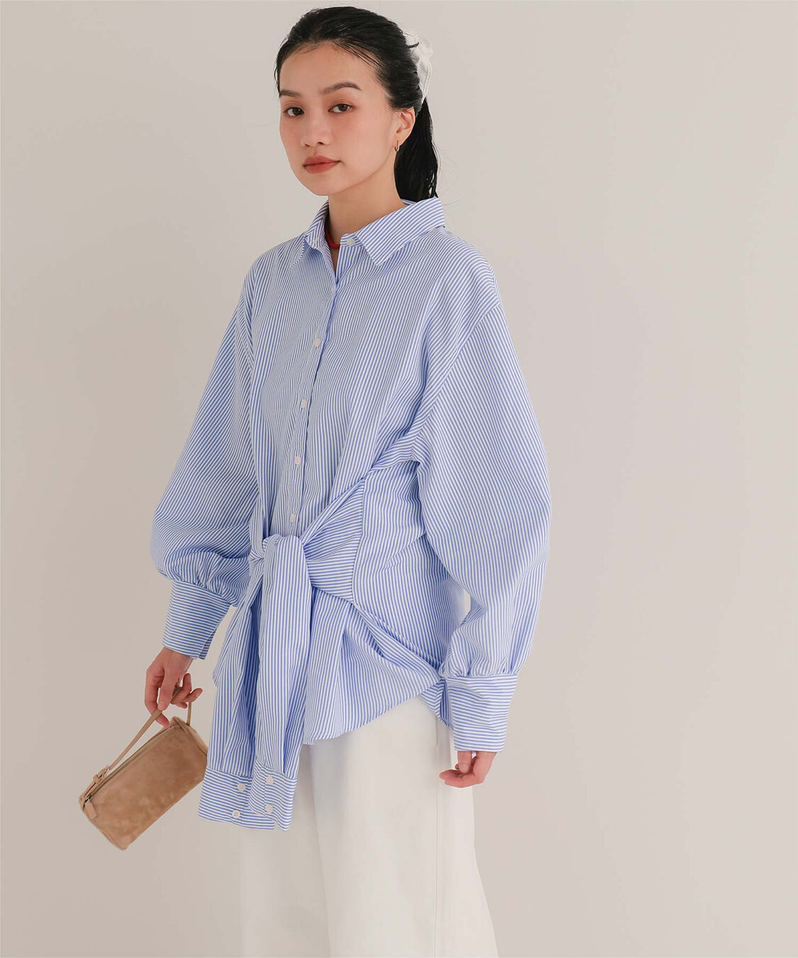 miette「ウエストレイヤードライクシャツ」|シャツ・ブラウス|