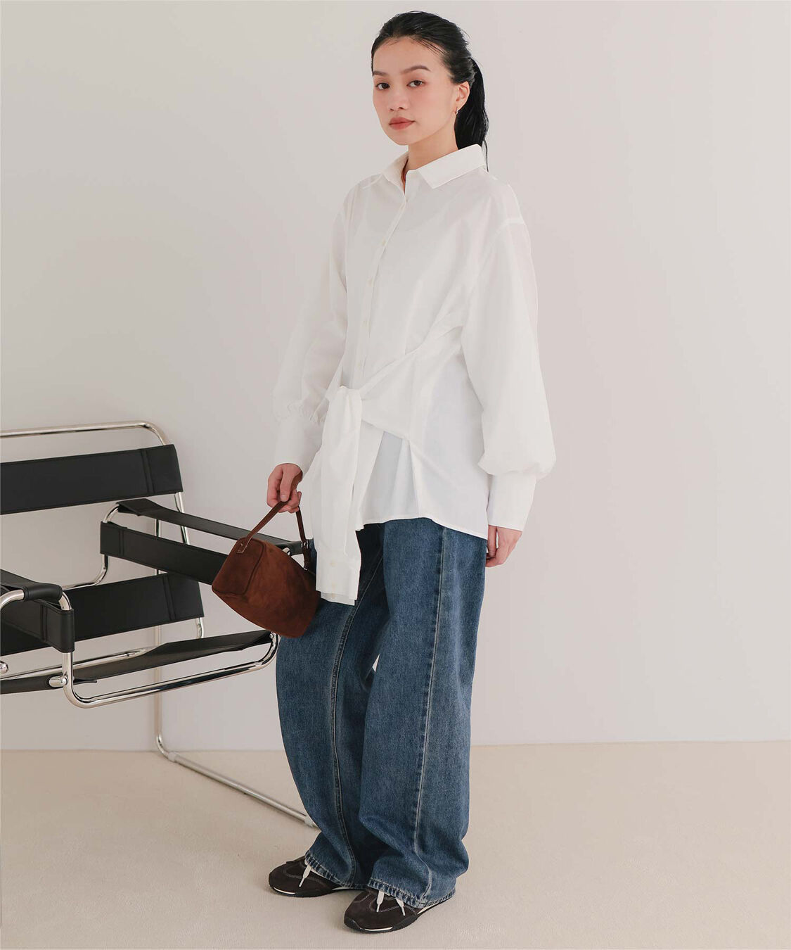 miette「ウエストレイヤードライクシャツ」|シャツ・ブラウス|