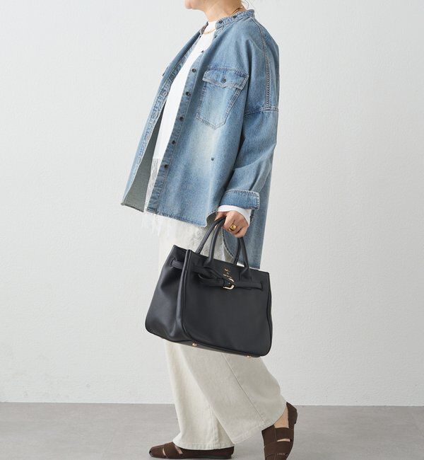  「【累計1万枚突破！/名品】ヴィンテージライクデニムバンドカラーシャツ」|シャツ・ブラウス|