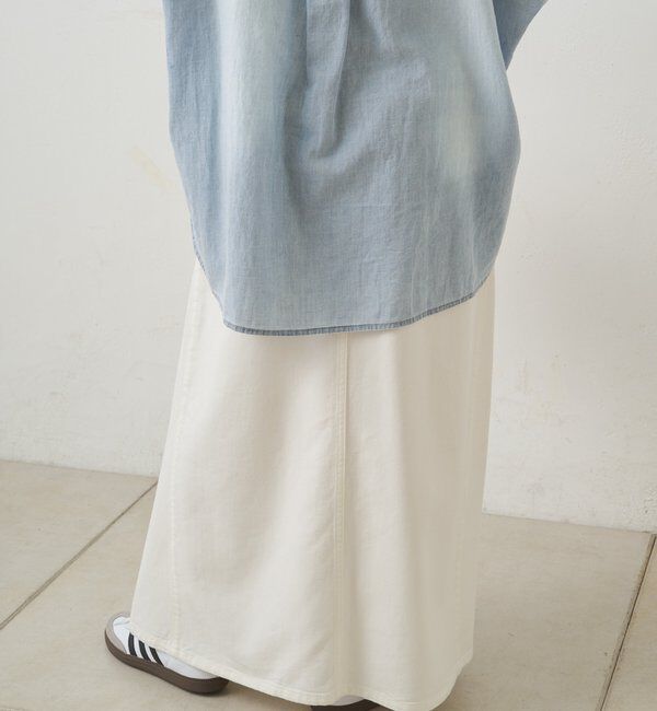  「リヨセル混デニムスカート」|スカート|