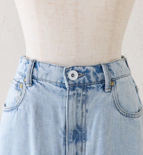  「リヨセル混デニムスカート」|スカート|