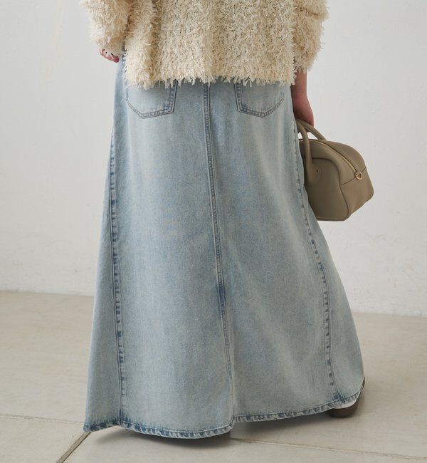  「リヨセル混デニムスカート」|スカート|