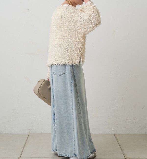  「リヨセル混デニムスカート」|スカート|