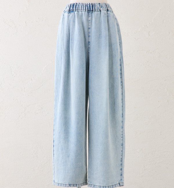  「リヨセル混デニムツータックイージーパンツ」|その他|