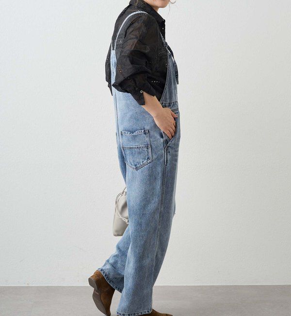  「リヨセル混デニムサロペット」|その他|