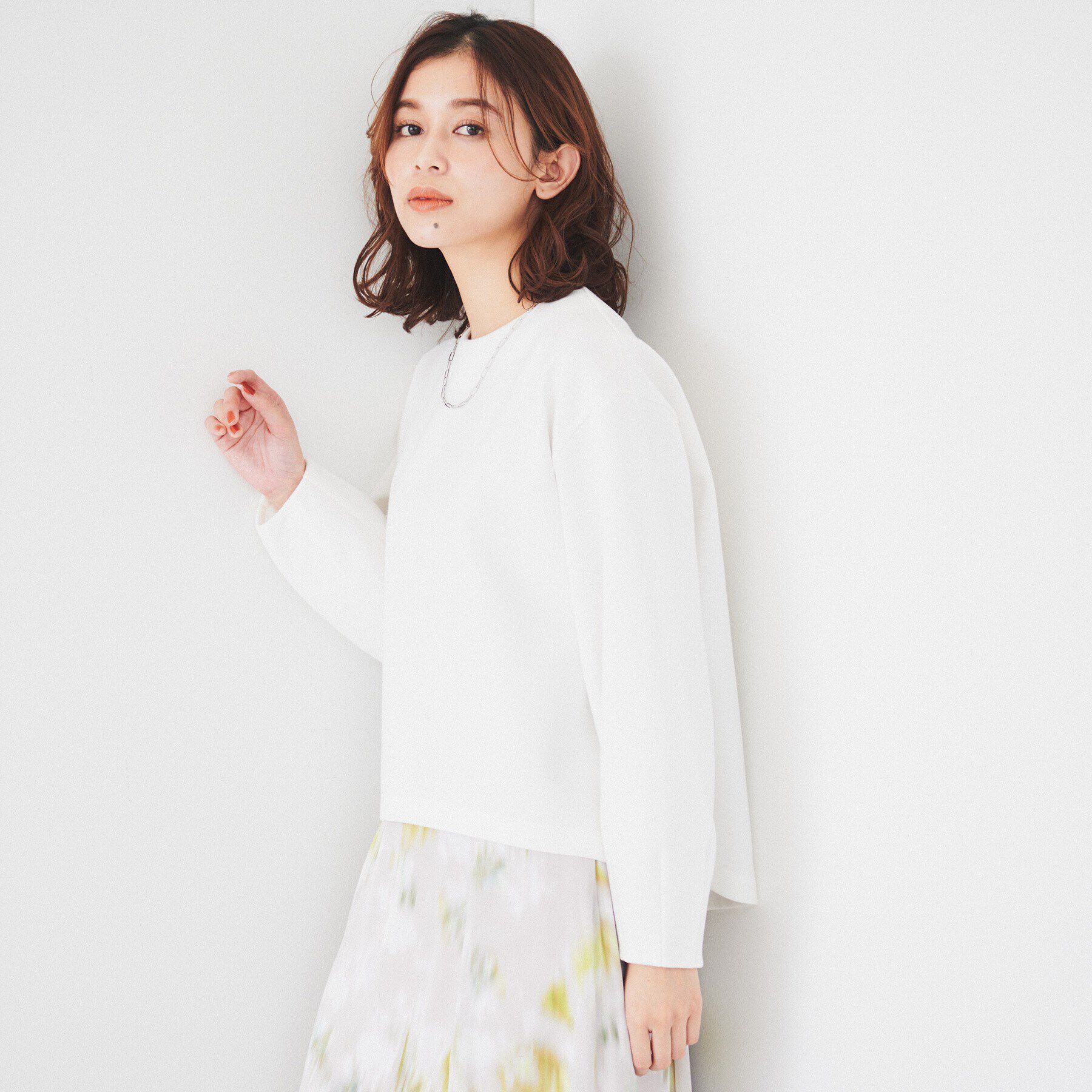 UNTITLED「【洗える/後ろファスナー】ダンボールプルオーバー」|Tシャツ・カットソー|