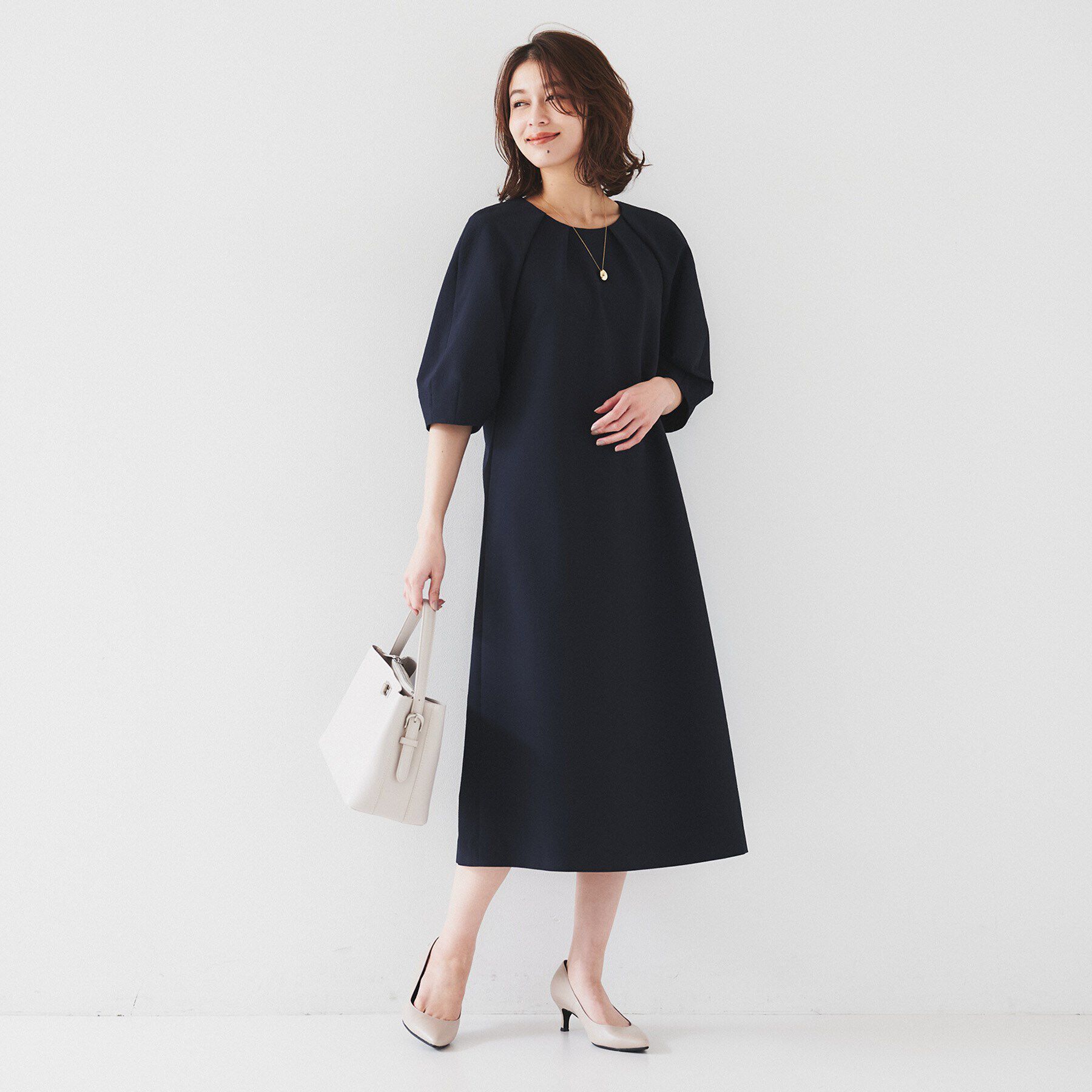 UNTITLED「【ストレッチ/ポケットあり】サッカーワンピース」|ワンピース|