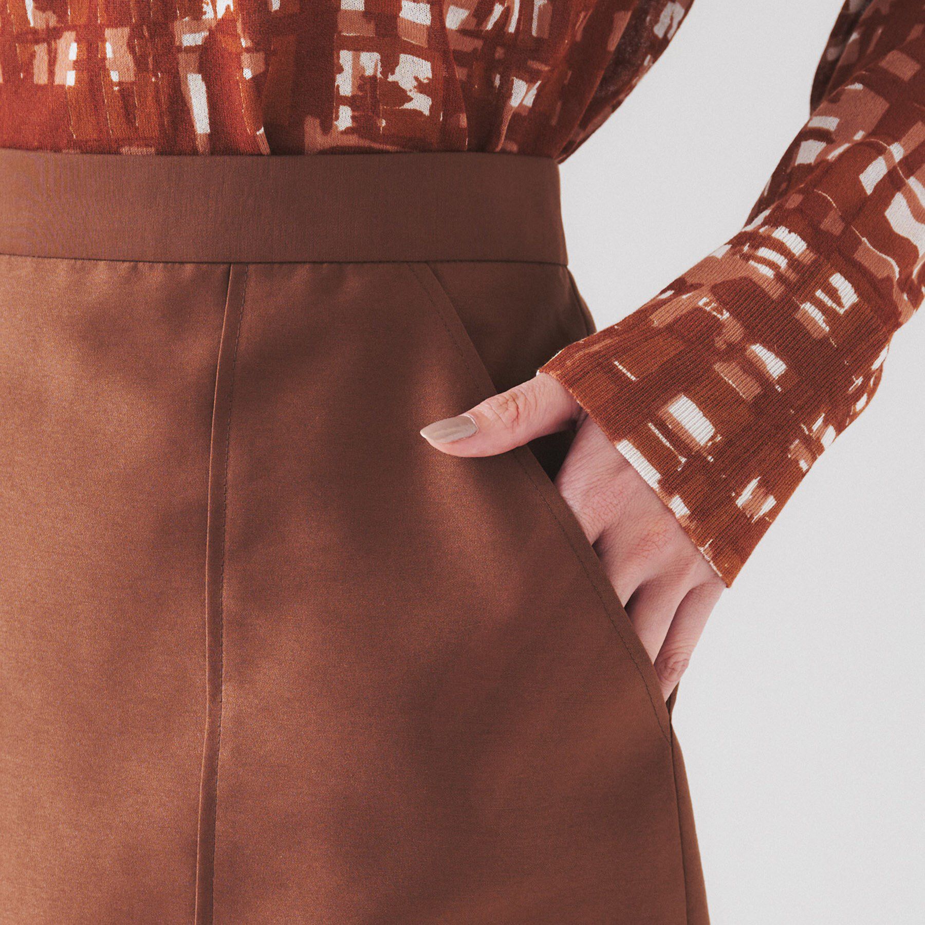 UNTITLED「【セットアップ可能】オーガンジー ペンシルスカート」|スカート|