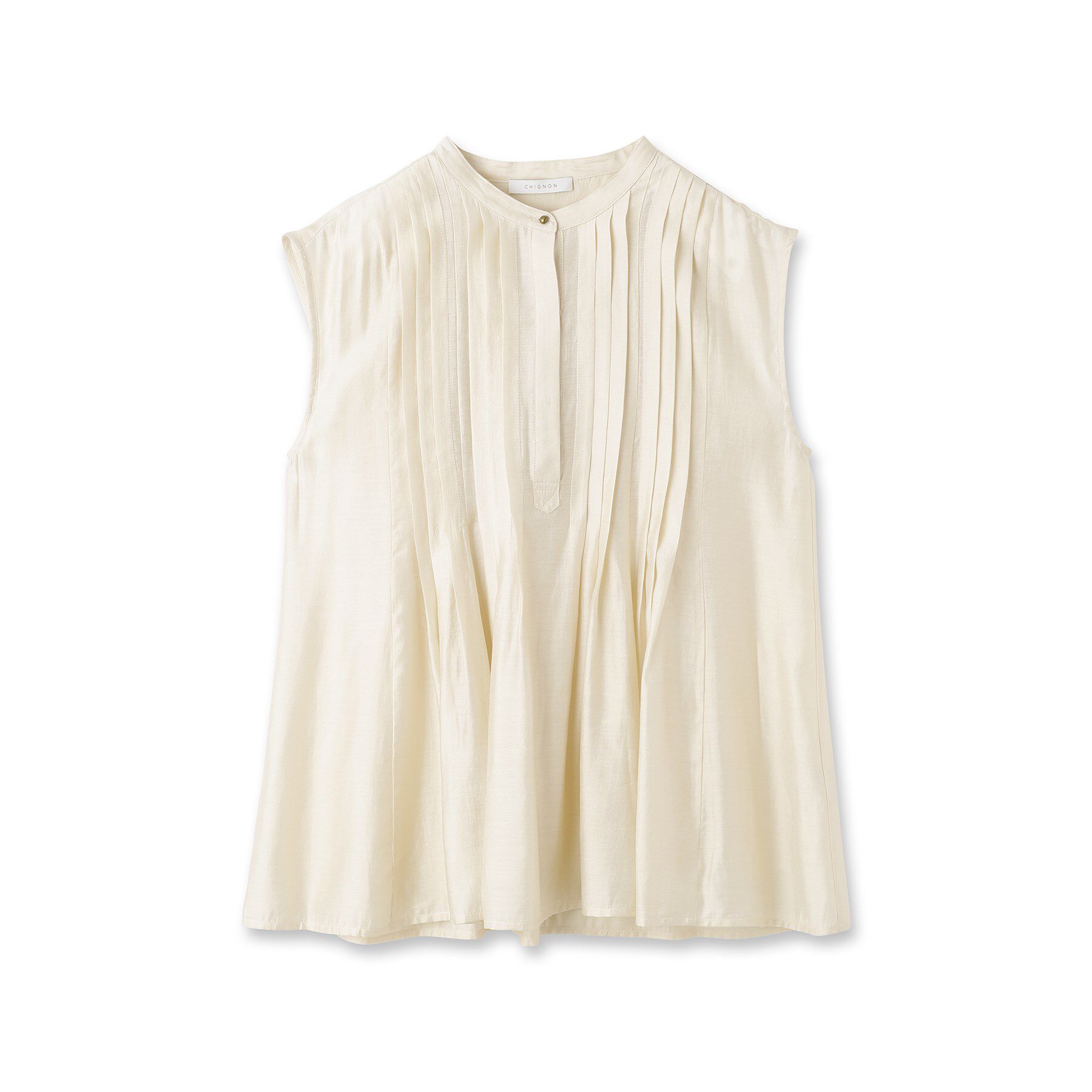 UNTITLED「【CHIGON】タックフレア フレンチブラウス」|シャツ・ブラウス|