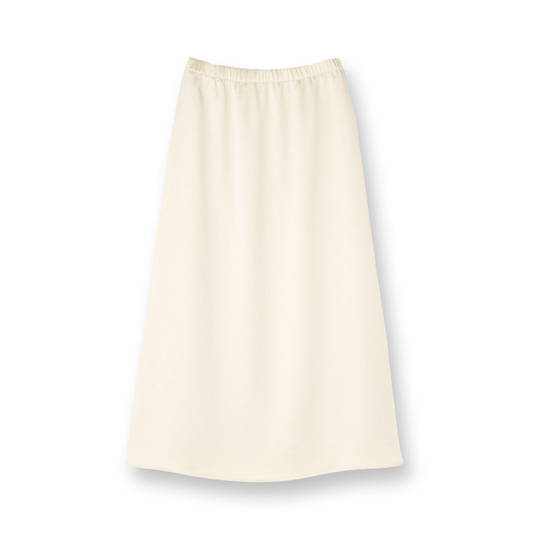 UNTITLED「【ウエストゴム/洗える】サテンナロースカート」|スカート|