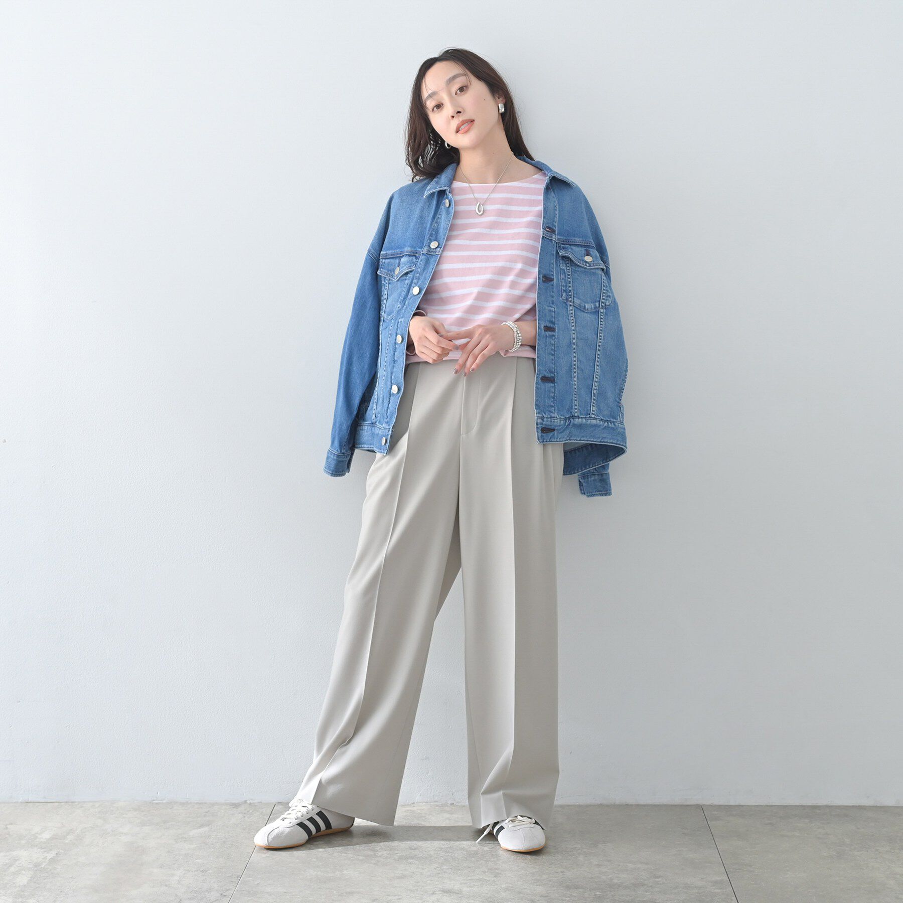 UNTITLED「【Le minor】ボーダーカットソー」|Tシャツ・カットソー|