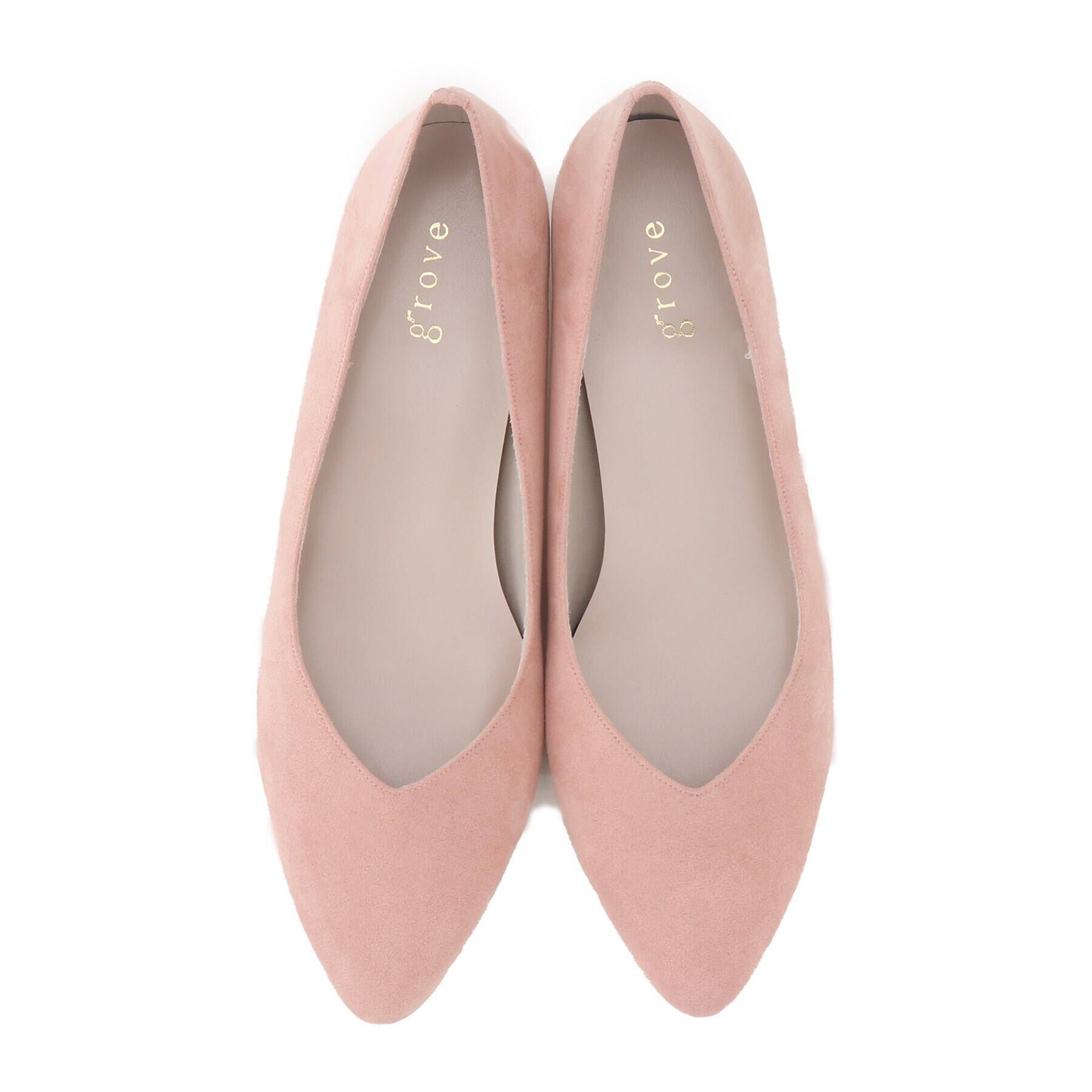 grove「【はっ水加工】やわここちローヒールパンプス(3.0cm)」|パンプス|