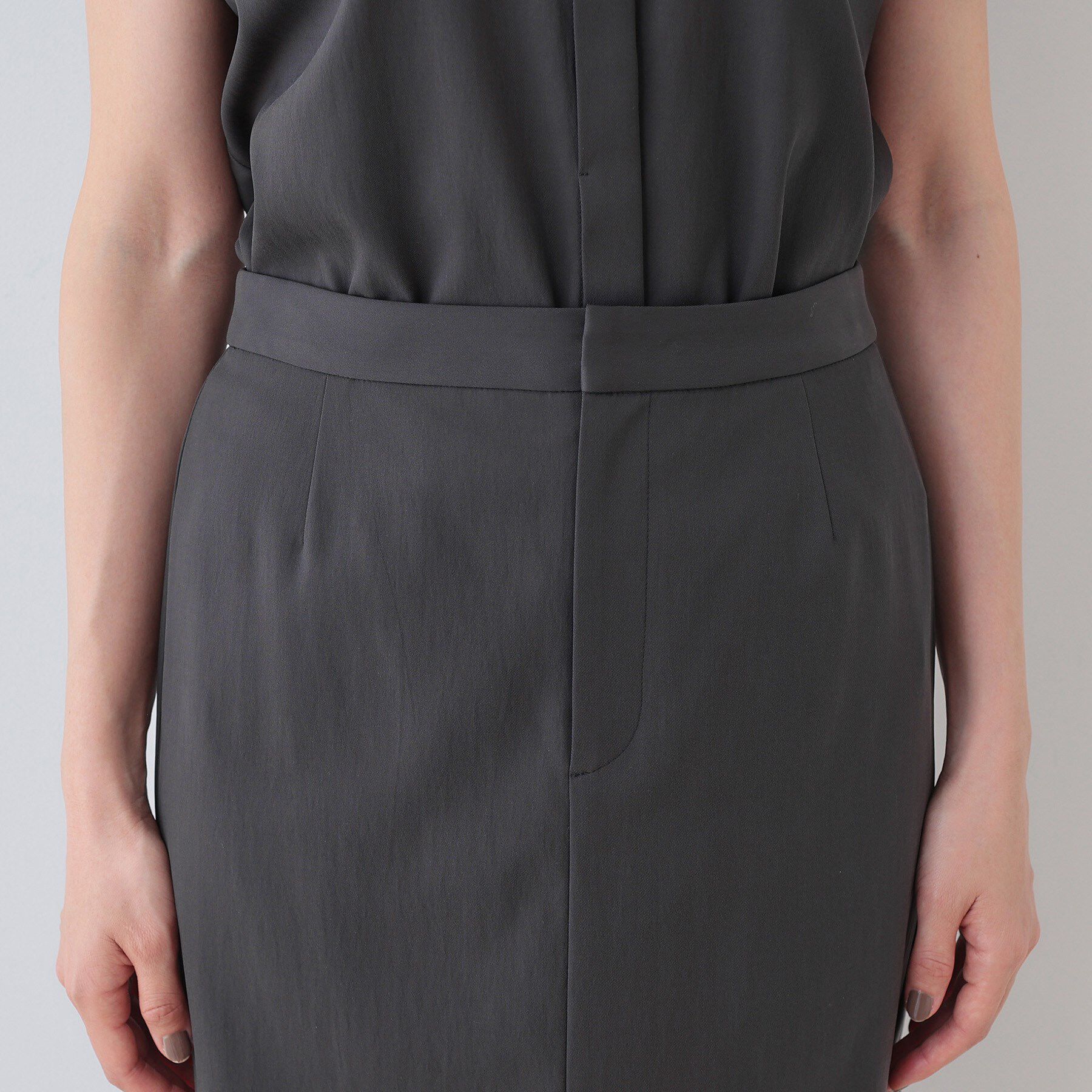 INDIVI「【洗える／SETUP可能／UVケア】ストレートラインスカート」|スカート|