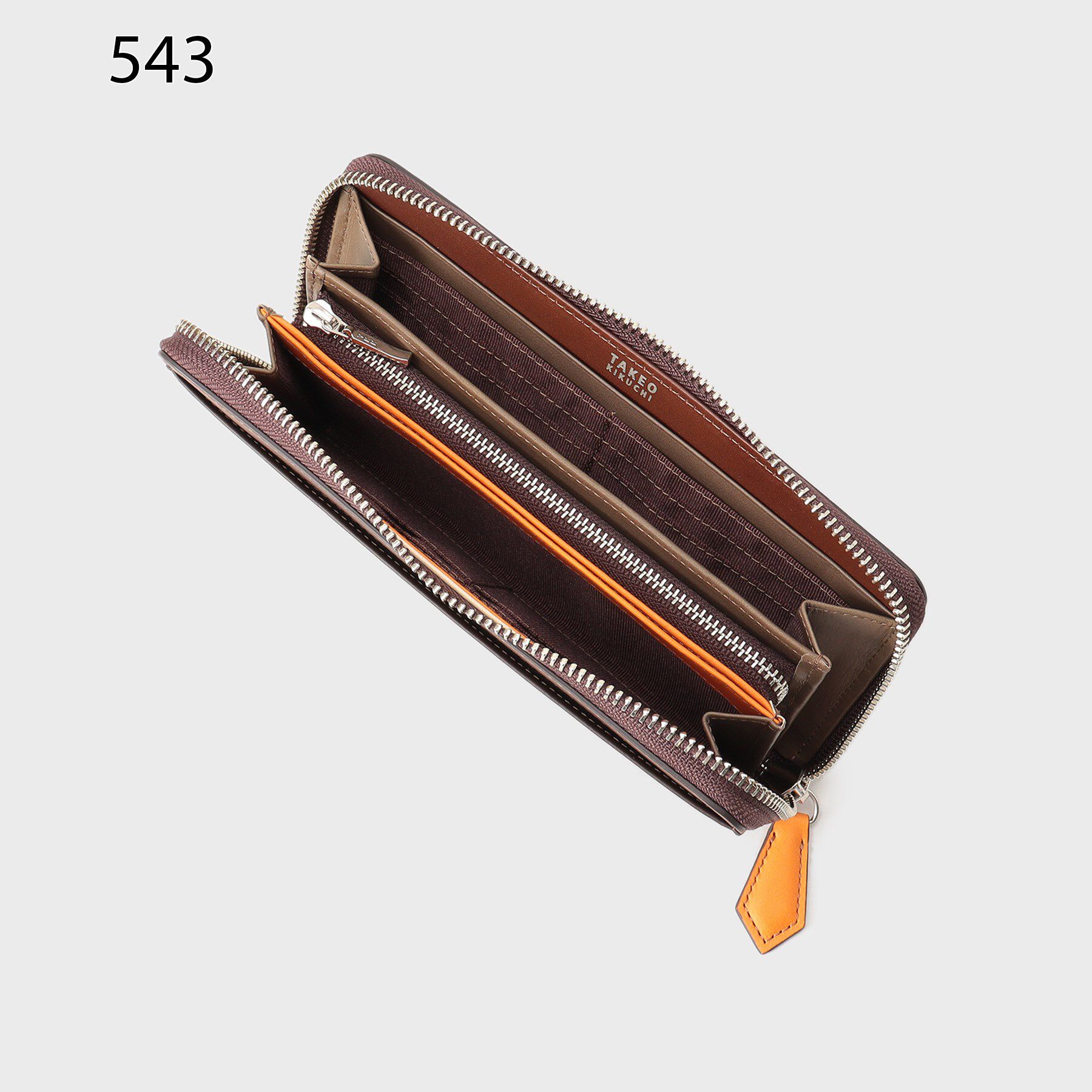 TAKEO KIKUCHI「アンティーク調レザー ラウンドファスナー 長財布」|財布|