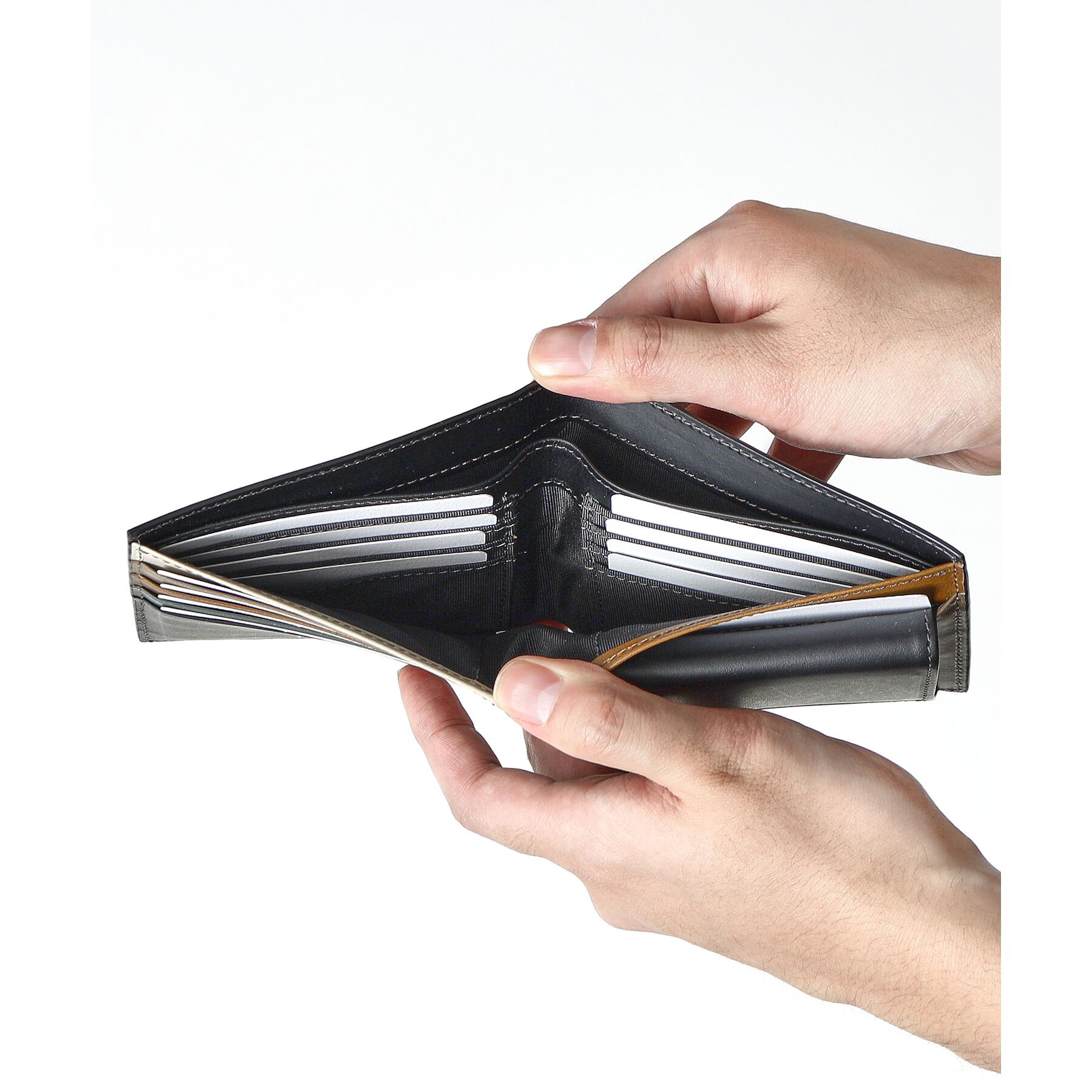 TAKEO KIKUCHI「アンティーク調レザー 2つ折り財布」|財布|