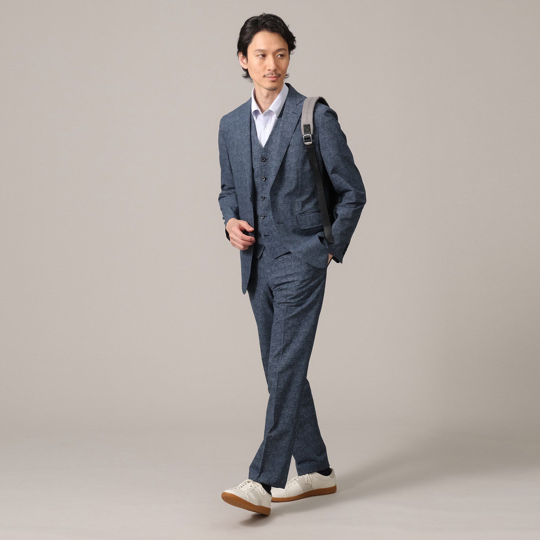 TAKEO KIKUCHI「【抗菌防臭】COOL DOTS（R）ドビープリント ジャケット」|テーラードジャケット|