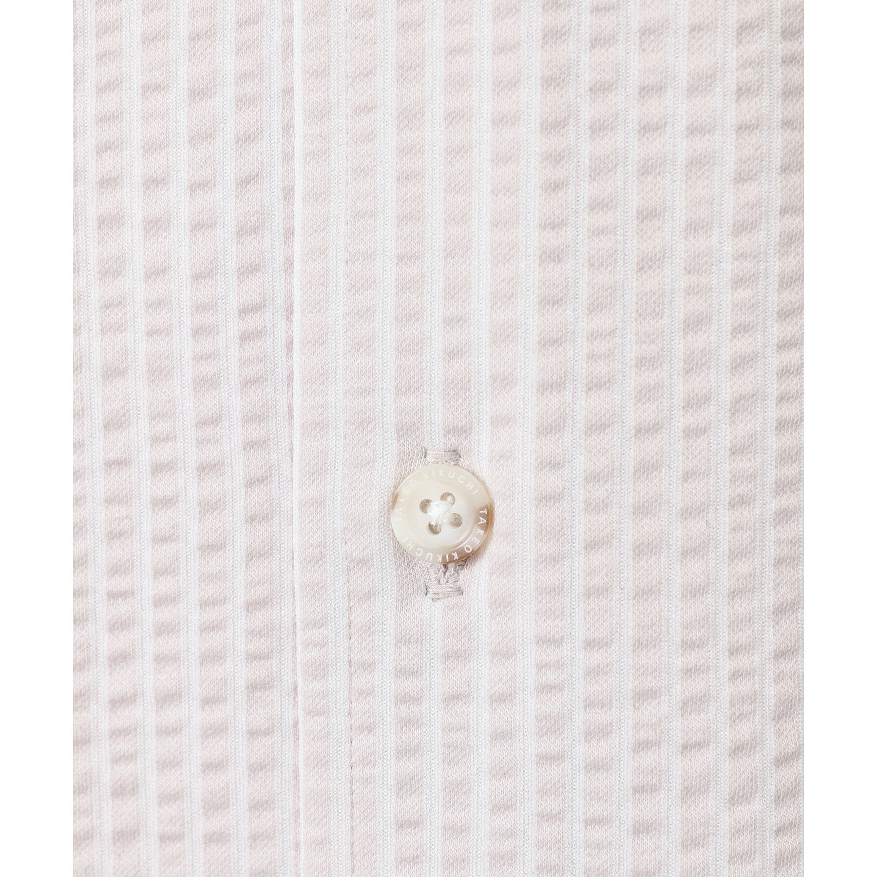 TAKEO KIKUCHI「【抗菌防臭／7分袖】サッカージャージ ストライプシャツ」|シャツ・ブラウス|