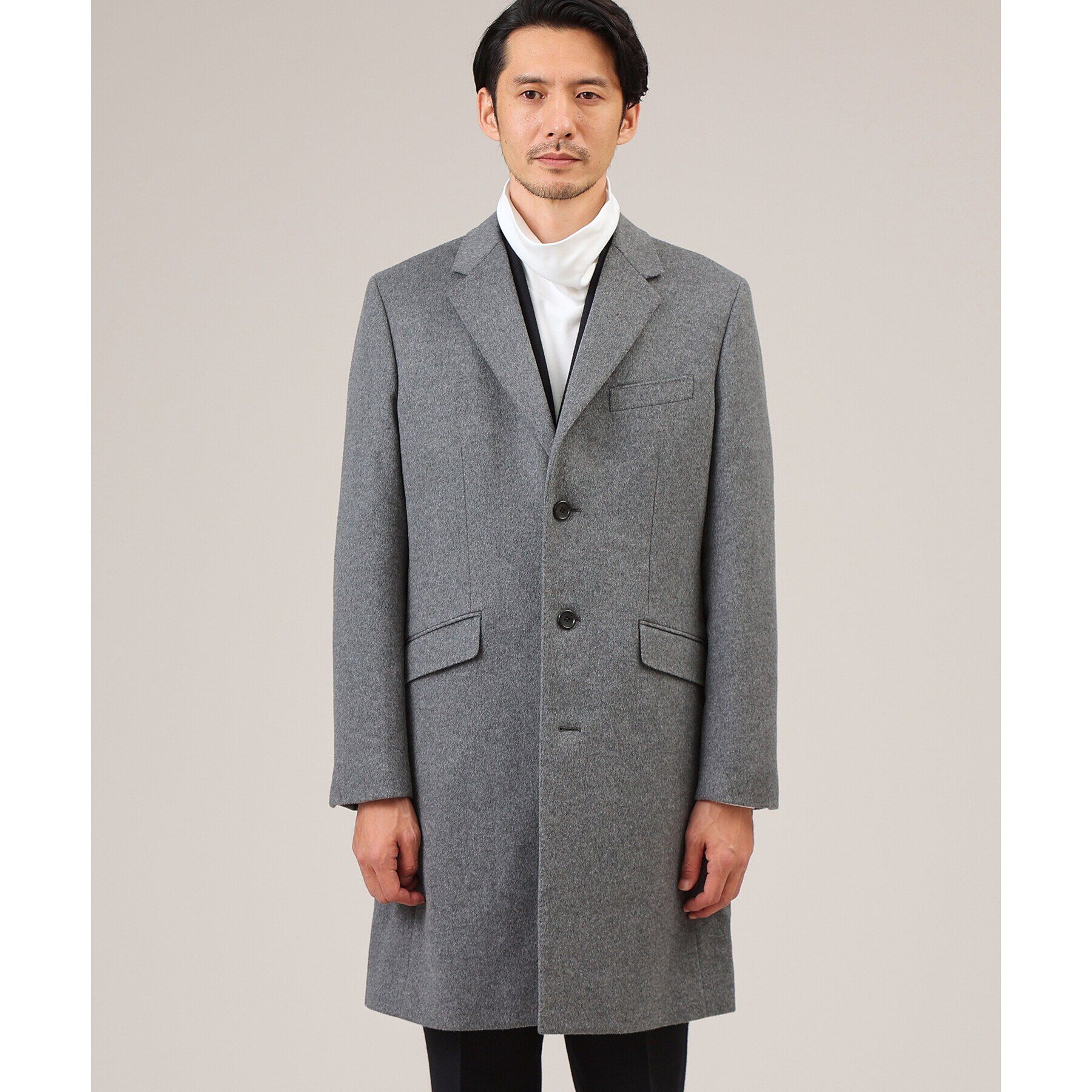 TAKEO KIKUCHI「ウールカシミヤブレンド チェスターコート」|その他|