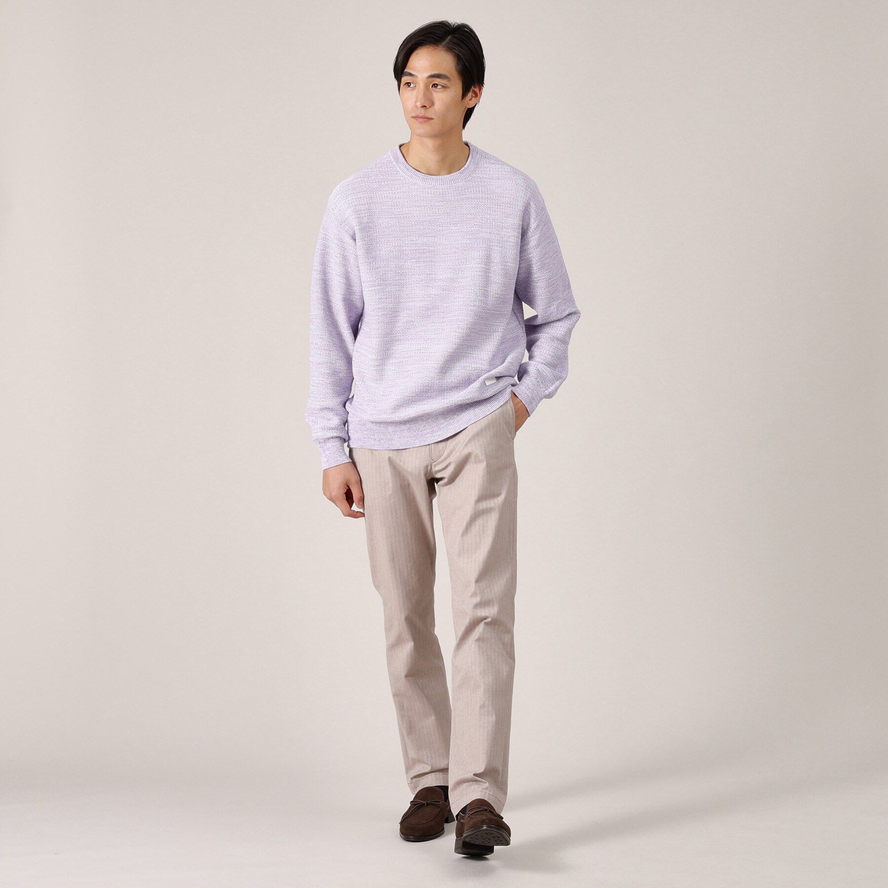 TAKEO KIKUCHI「スプリング メランジ ニット」|ニット・セーター|