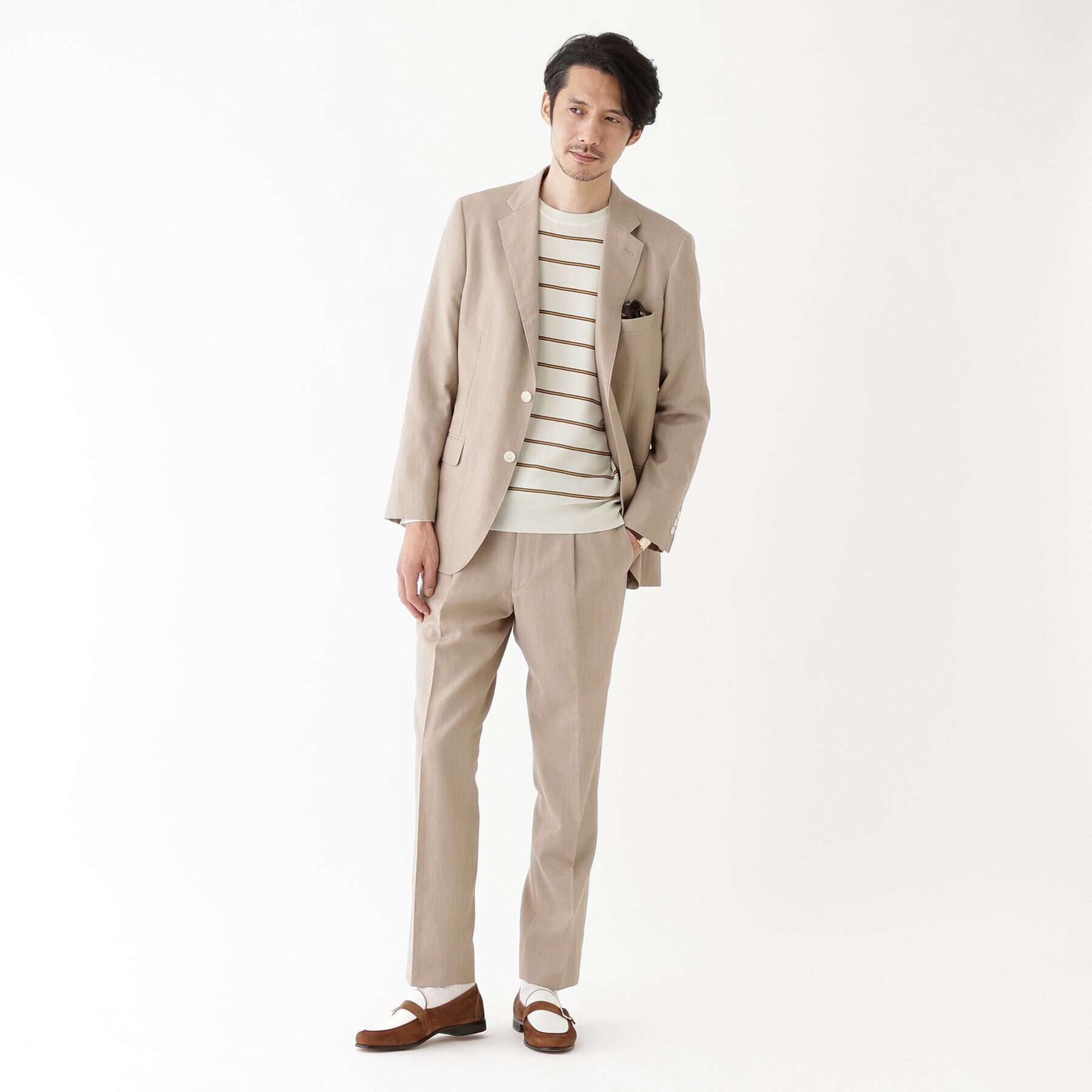 TAKEO KIKUCHI「【THE FLAGSHIP】シャンブレーツイル パンツ」|その他|