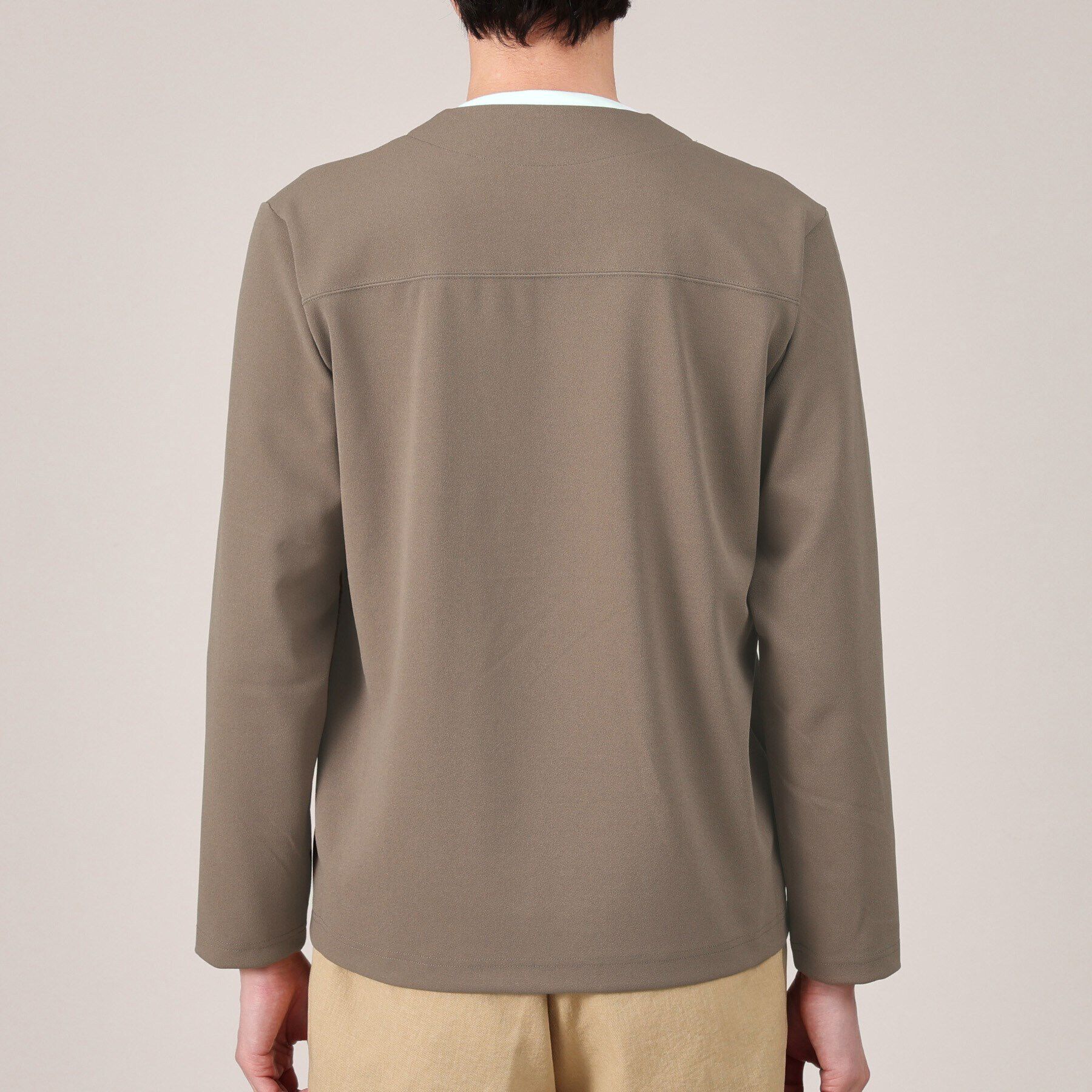 TAKEO KIKUCHI「【Made in JAPAN】フェイクレイヤード　キーネック　カットソー」|Tシャツ・カットソー|