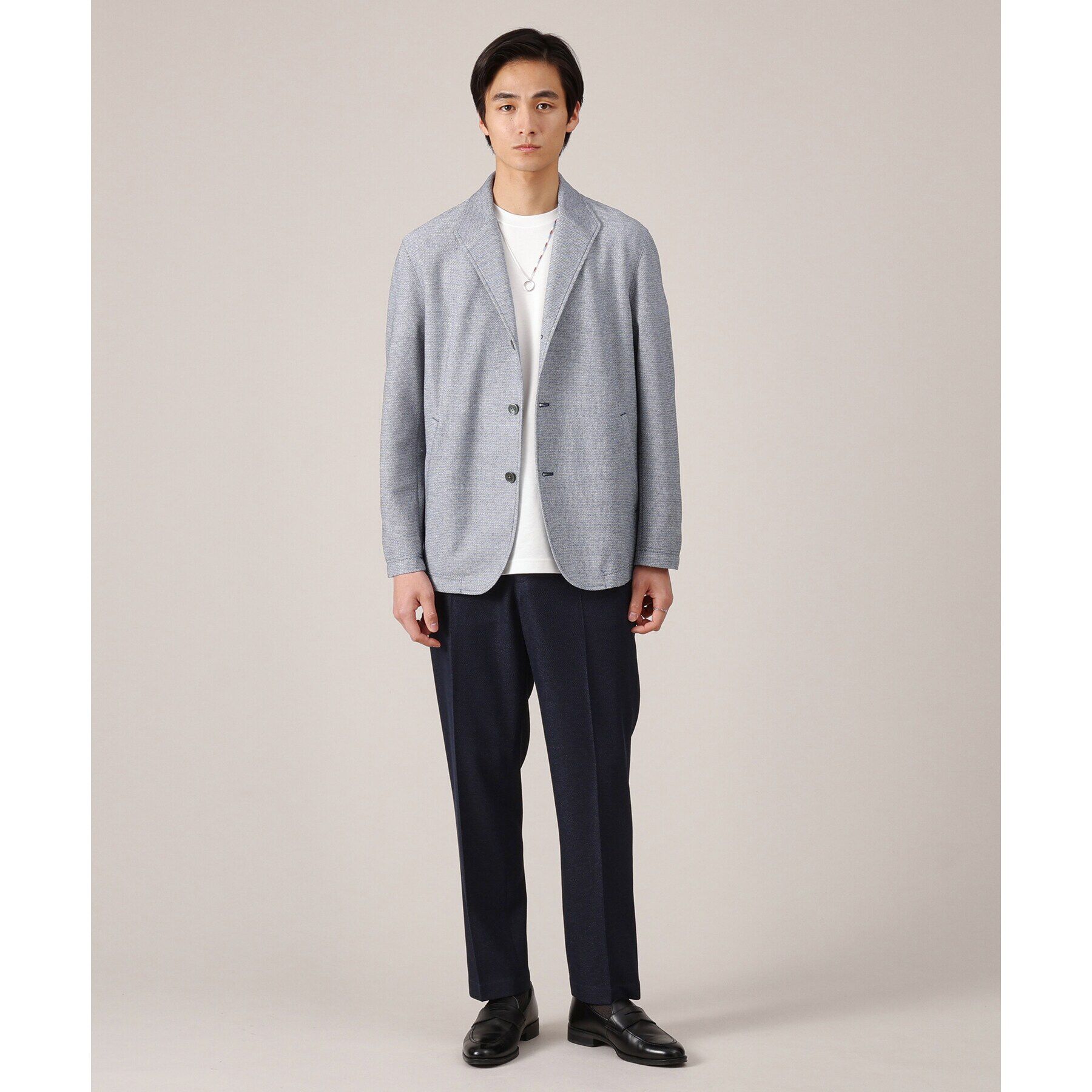 TAKEO KIKUCHI「ビーズコンビ リングネックレス」|ネックレス|