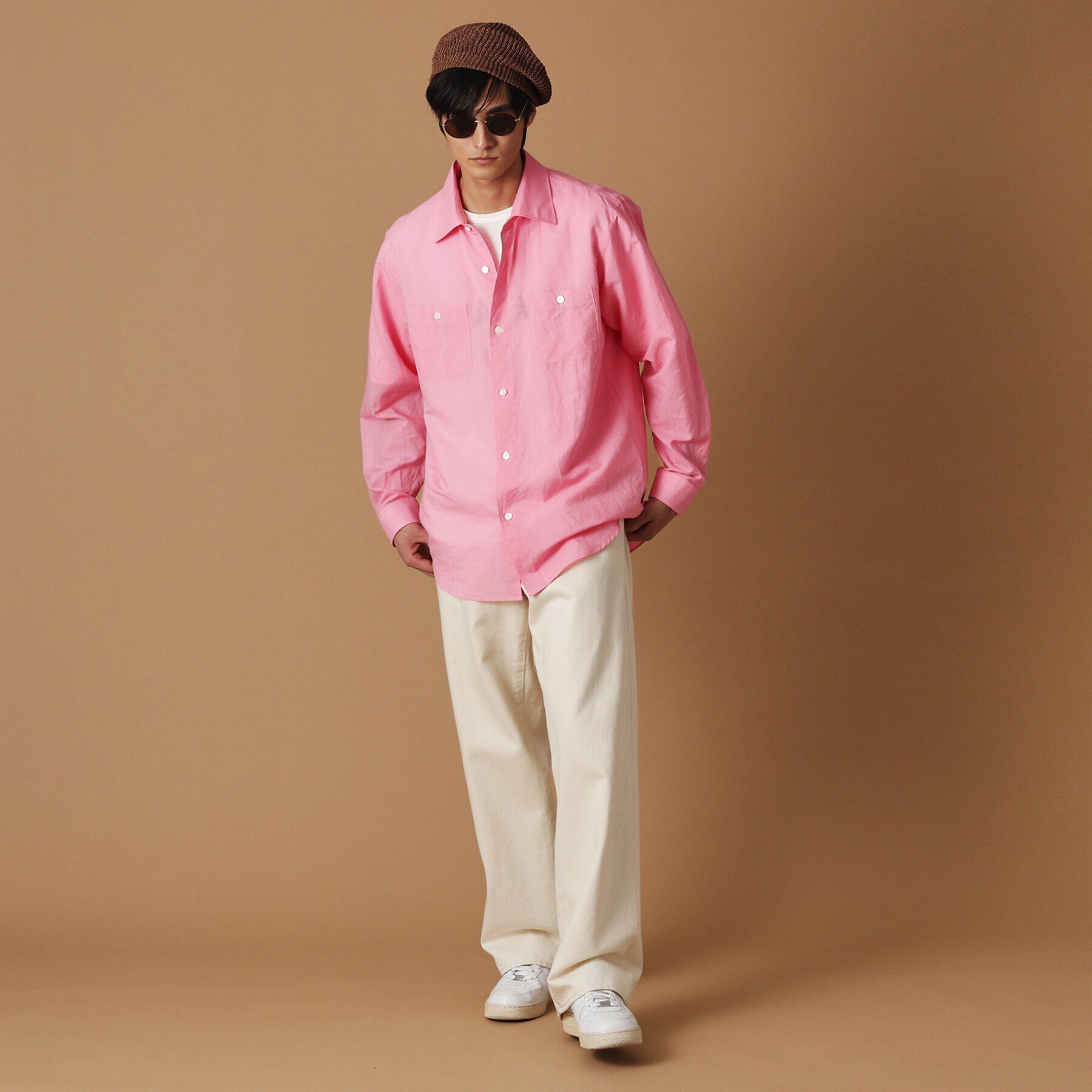 40CARATS&525「綿ラミー シアーシャツ」|シャツ・ブラウス|