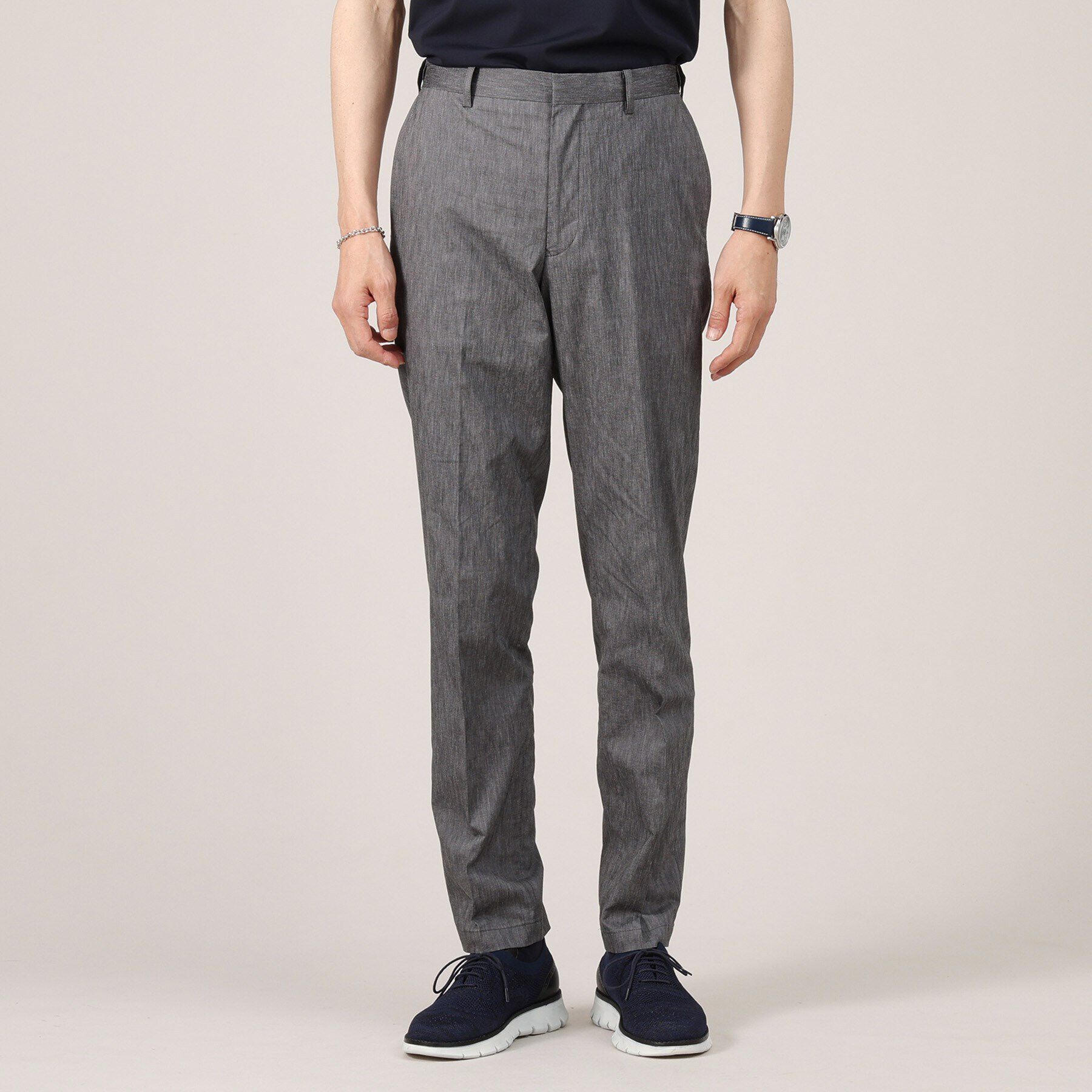 TAKEO KIKUCHI「【360&deg;ストレッチ／セットアップ対応】None Of Stress リネンパンツ」|その他|