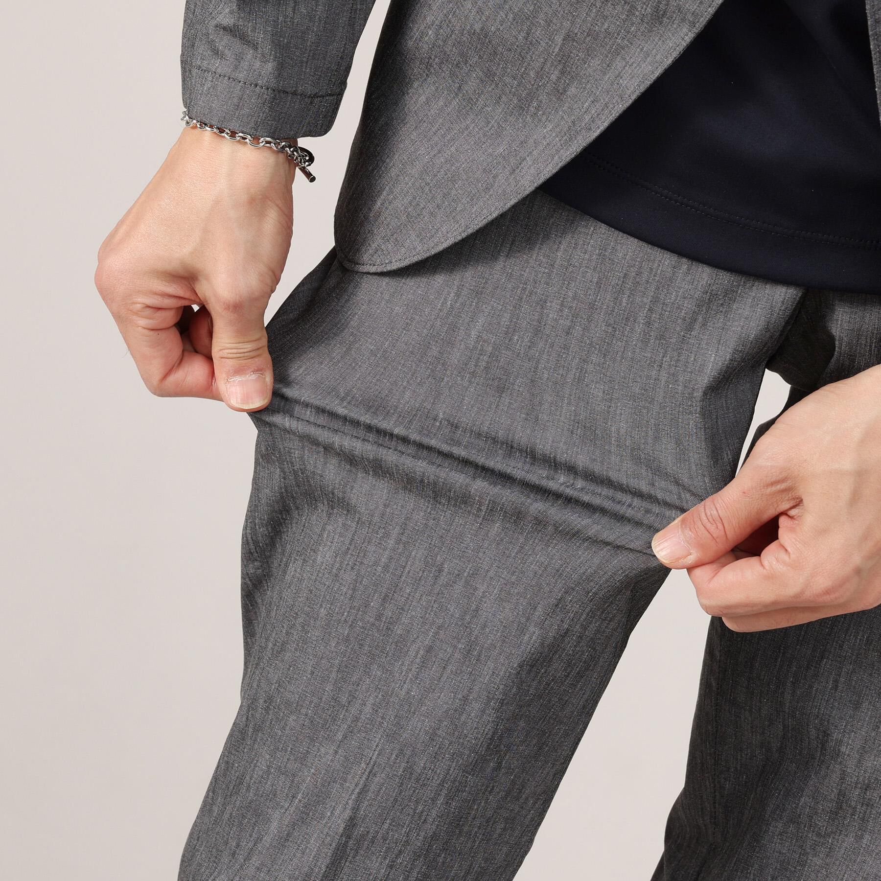 TAKEO KIKUCHI「【360&deg;ストレッチ／セットアップ対応】None Of Stress リネンパンツ」|その他|