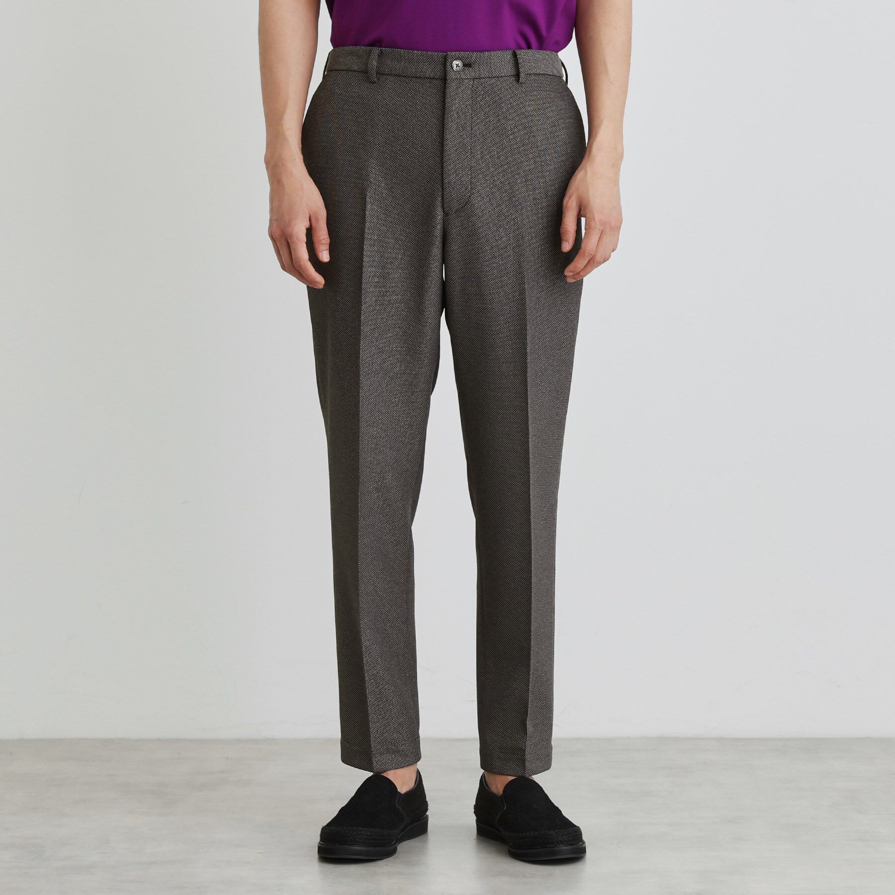 TAKEO KIKUCHI「【尾州織】後染め ドビーメッシュ イージーパンツ」|その他|