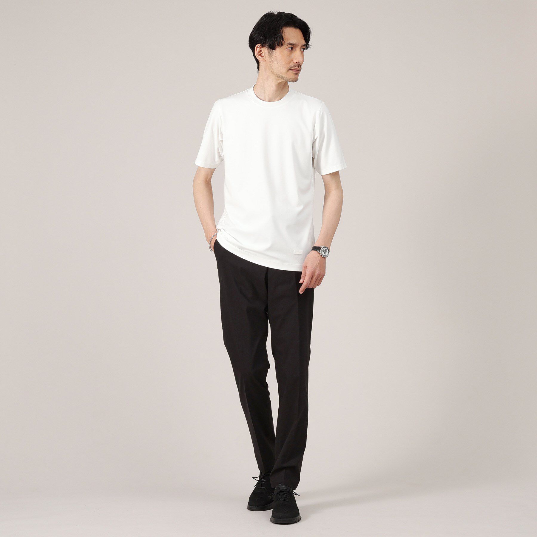 TAKEO KIKUCHI「【接触冷感】テーラード Tシャツ」|Tシャツ・カットソー|