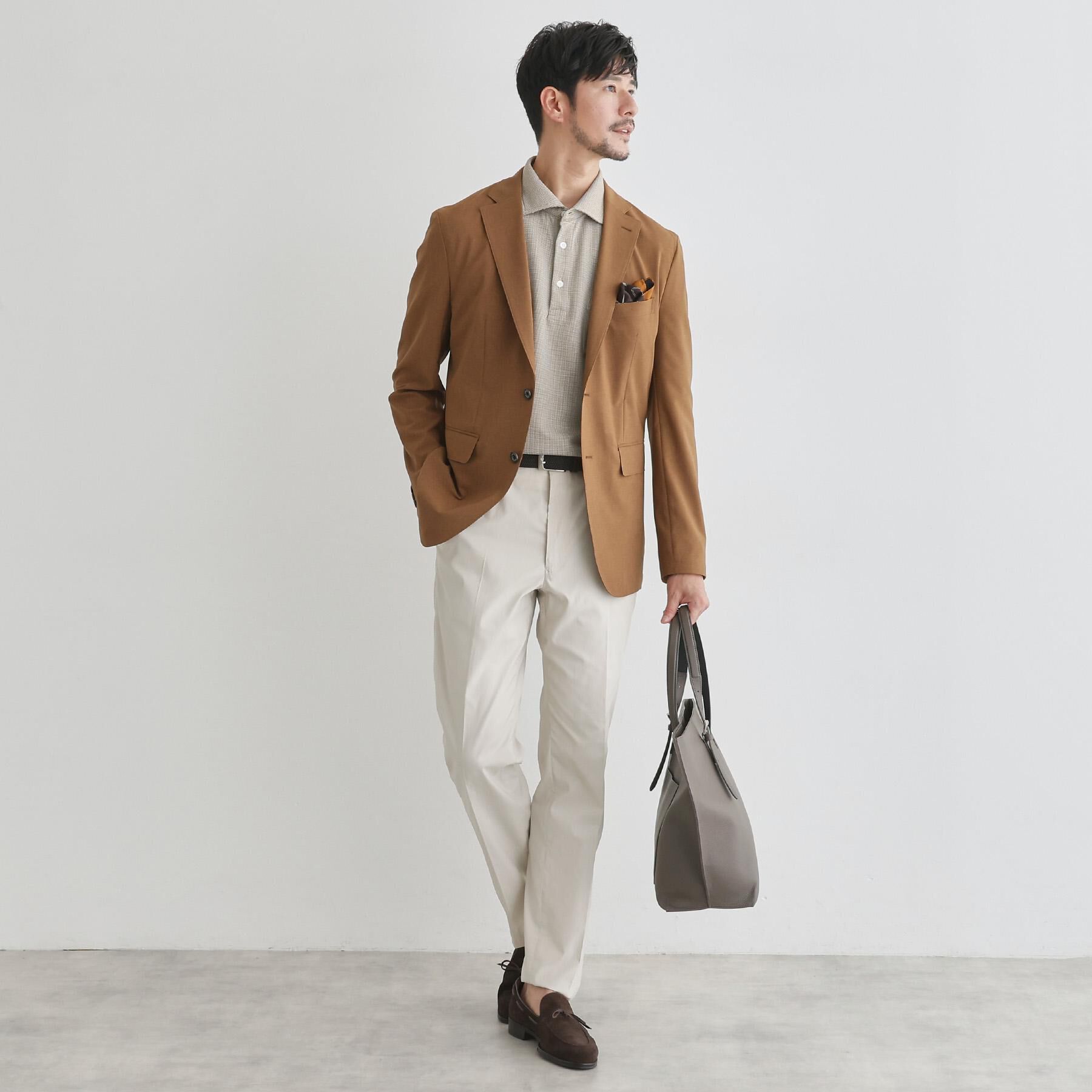 TAKEO KIKUCHI「【LIMITED】吸水速乾セットアップ／背抜きジャケット＆イージーパンツ」|スーツ|