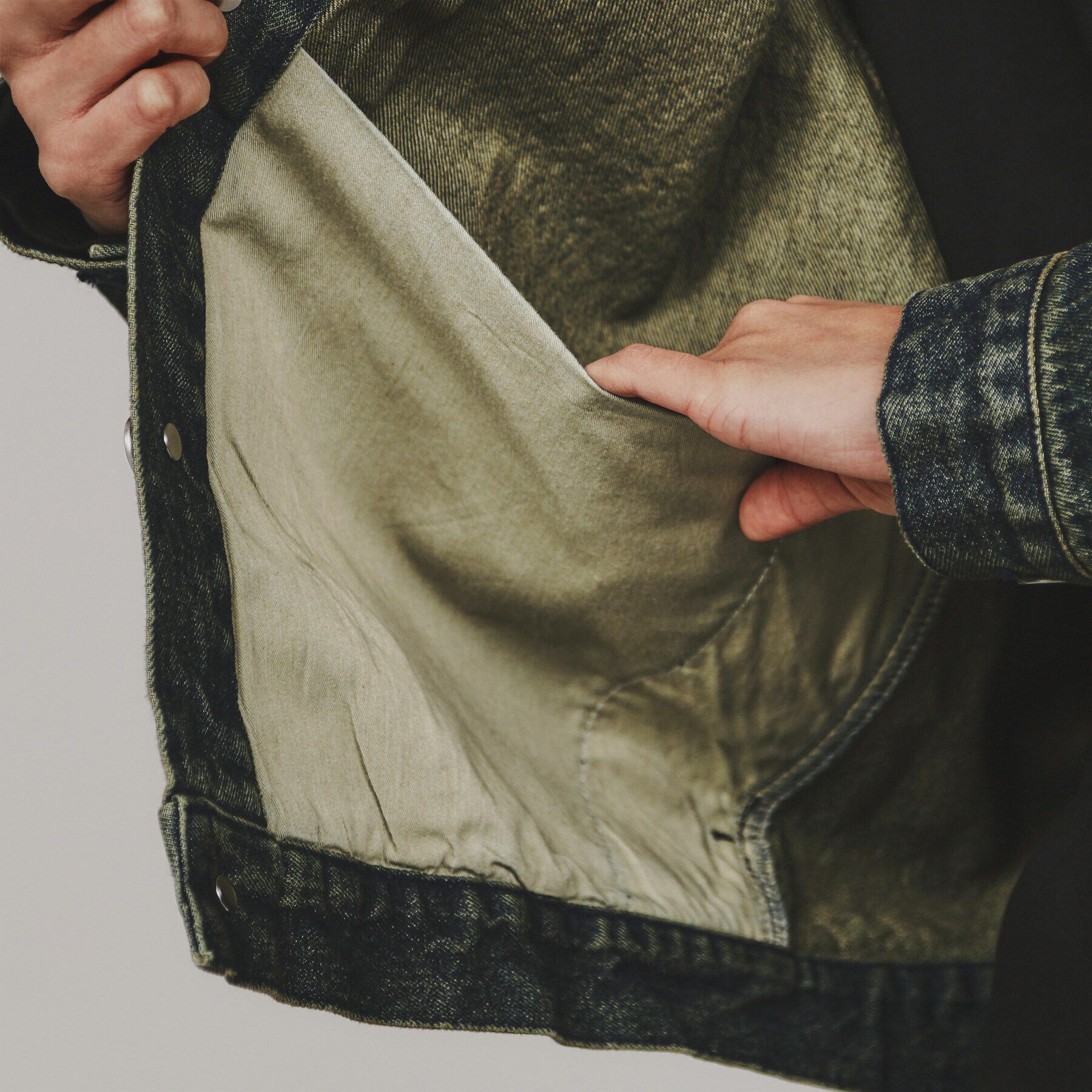 tk.TAKEO KIKUCHI「ウォッシュドカラーデニムブルゾン」|デニムジャケット|