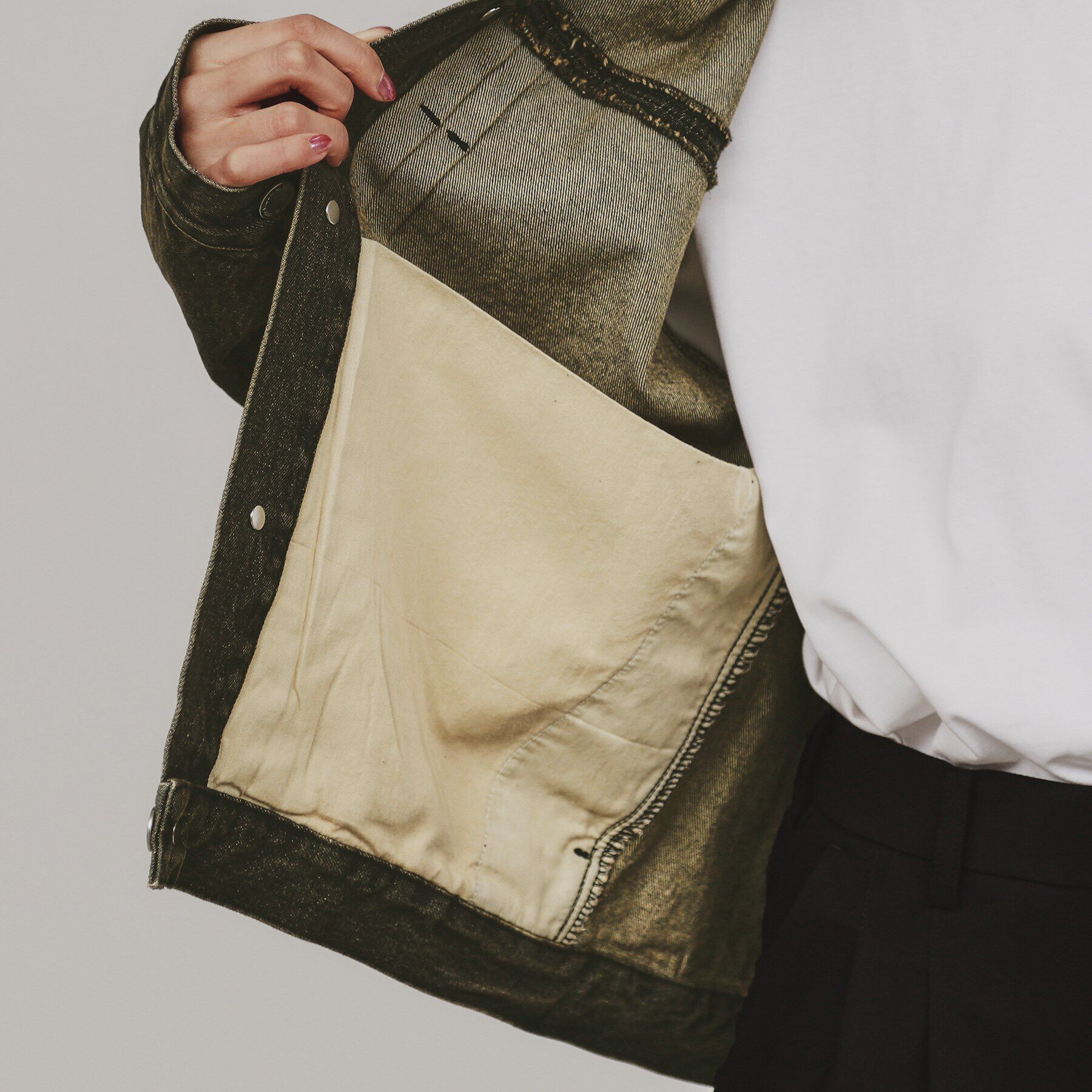 tk.TAKEO KIKUCHI「ウォッシュドカラーデニムブルゾン」|デニムジャケット|