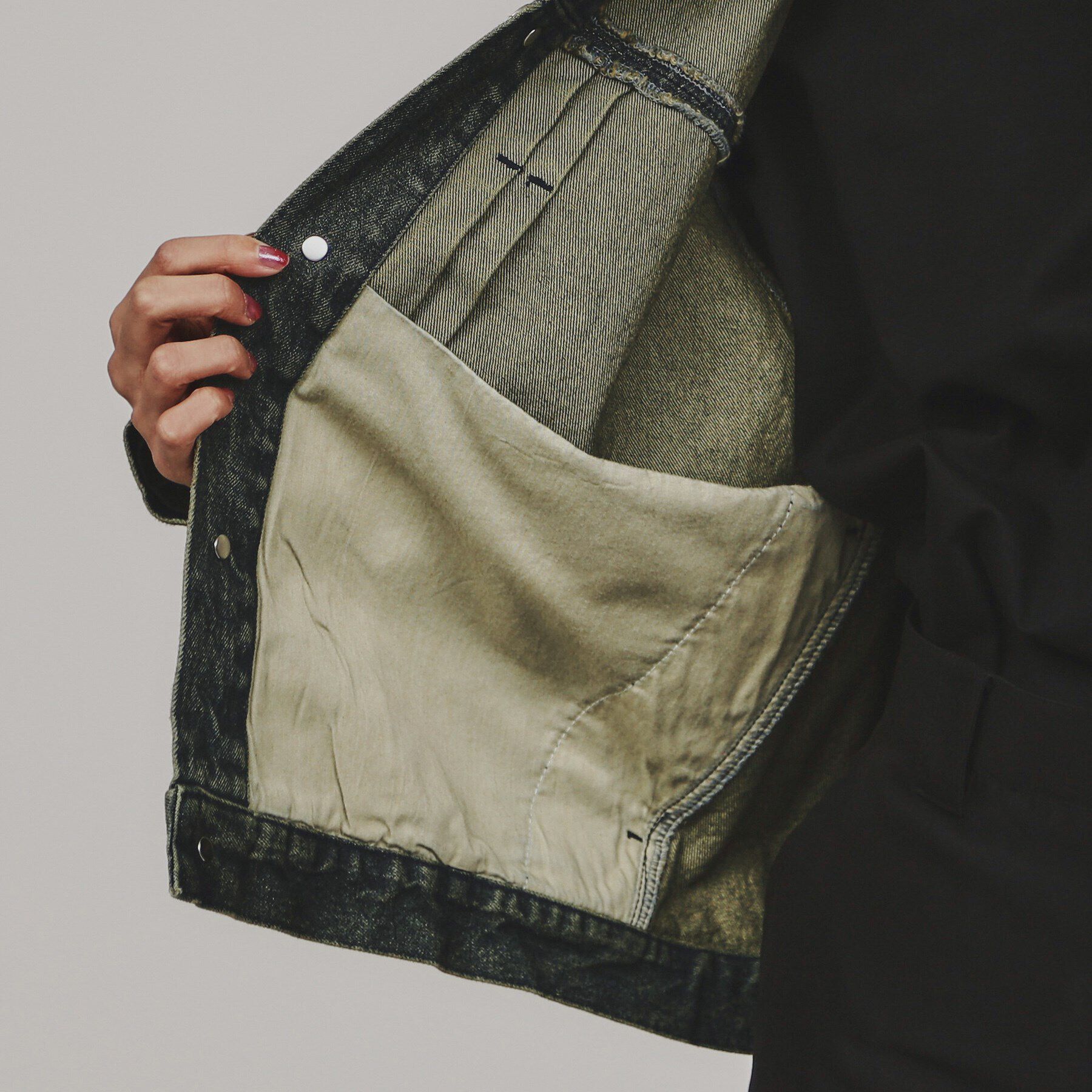 tk.TAKEO KIKUCHI「ウォッシュドカラーデニムブルゾン」|デニムジャケット|