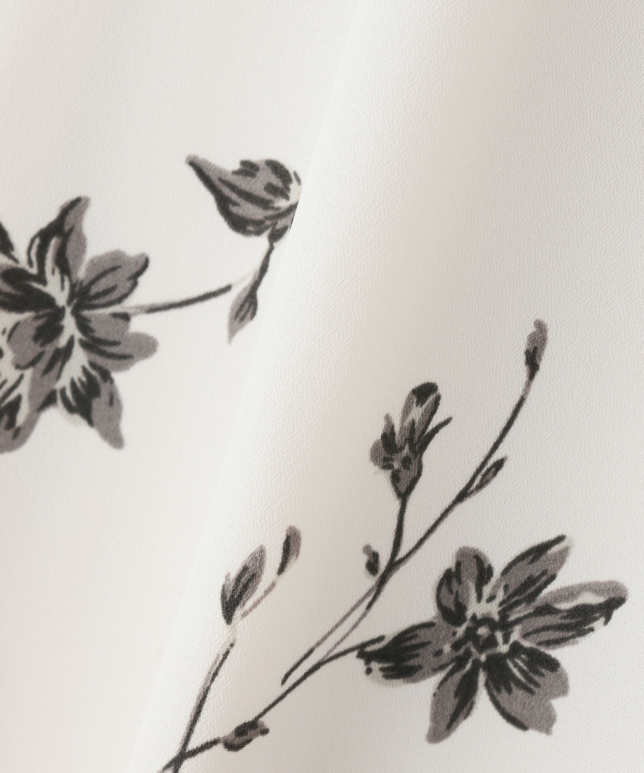  「プリントヘム切替マーメイドスカート」|スカート|