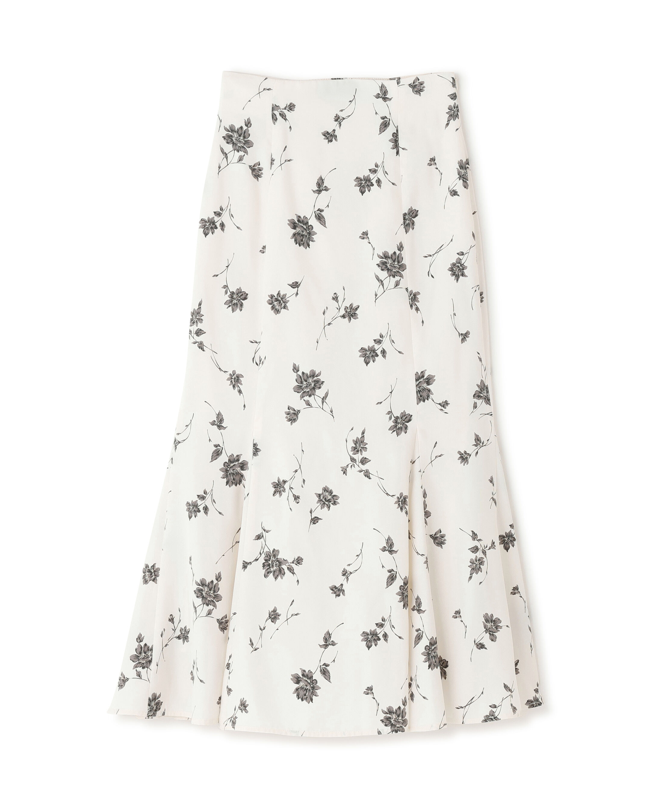  「プリントヘム切替マーメイドスカート」|スカート|