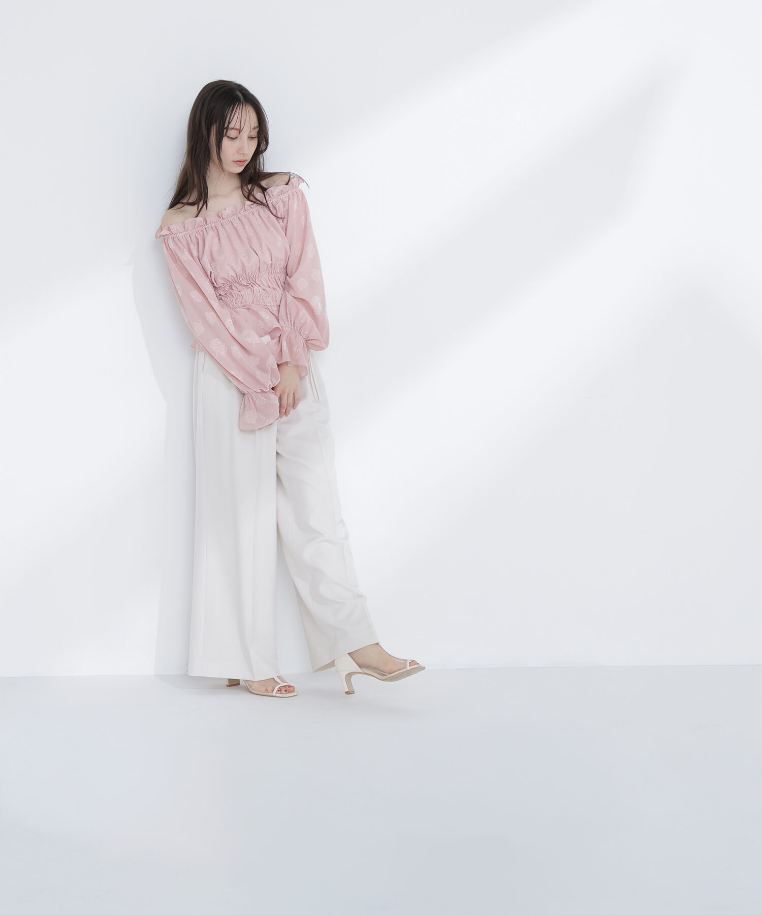  「フラワージャガードブラウス」|シャツ・ブラウス|