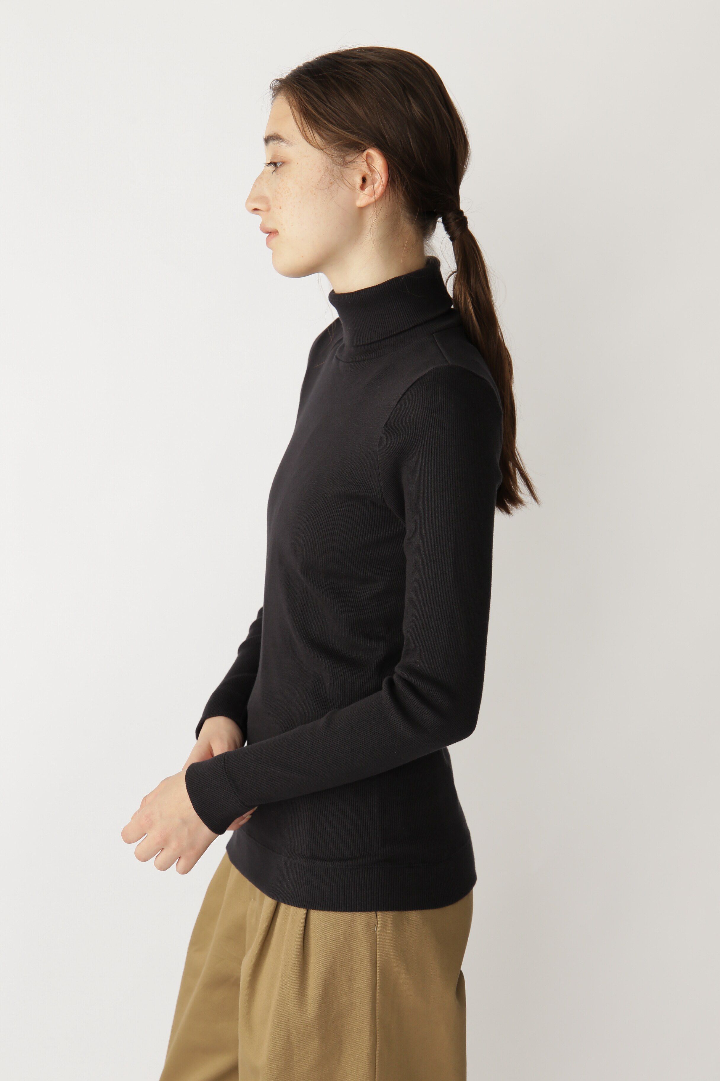  「◆オーガニック丸胴タートルカットソー」|Tシャツ・カットソー|