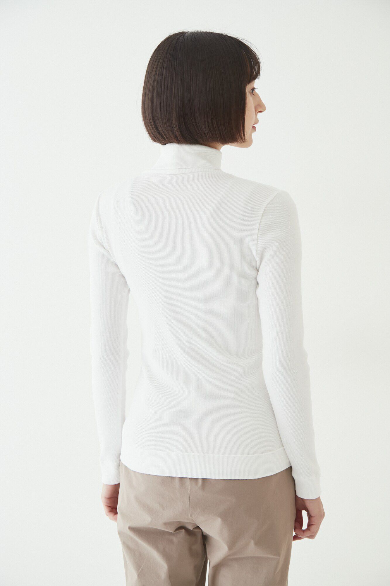  「◆オーガニック丸胴タートルカットソー」|Tシャツ・カットソー|