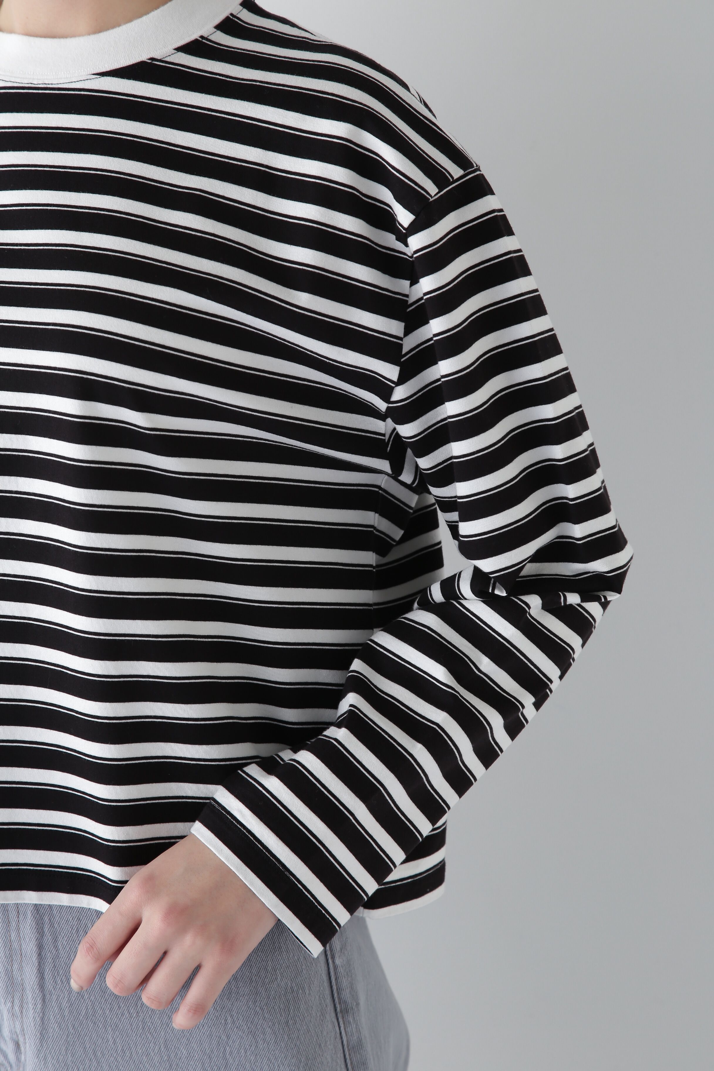  「◆ボーダーボックスＴシャツ」|Tシャツ・カットソー|