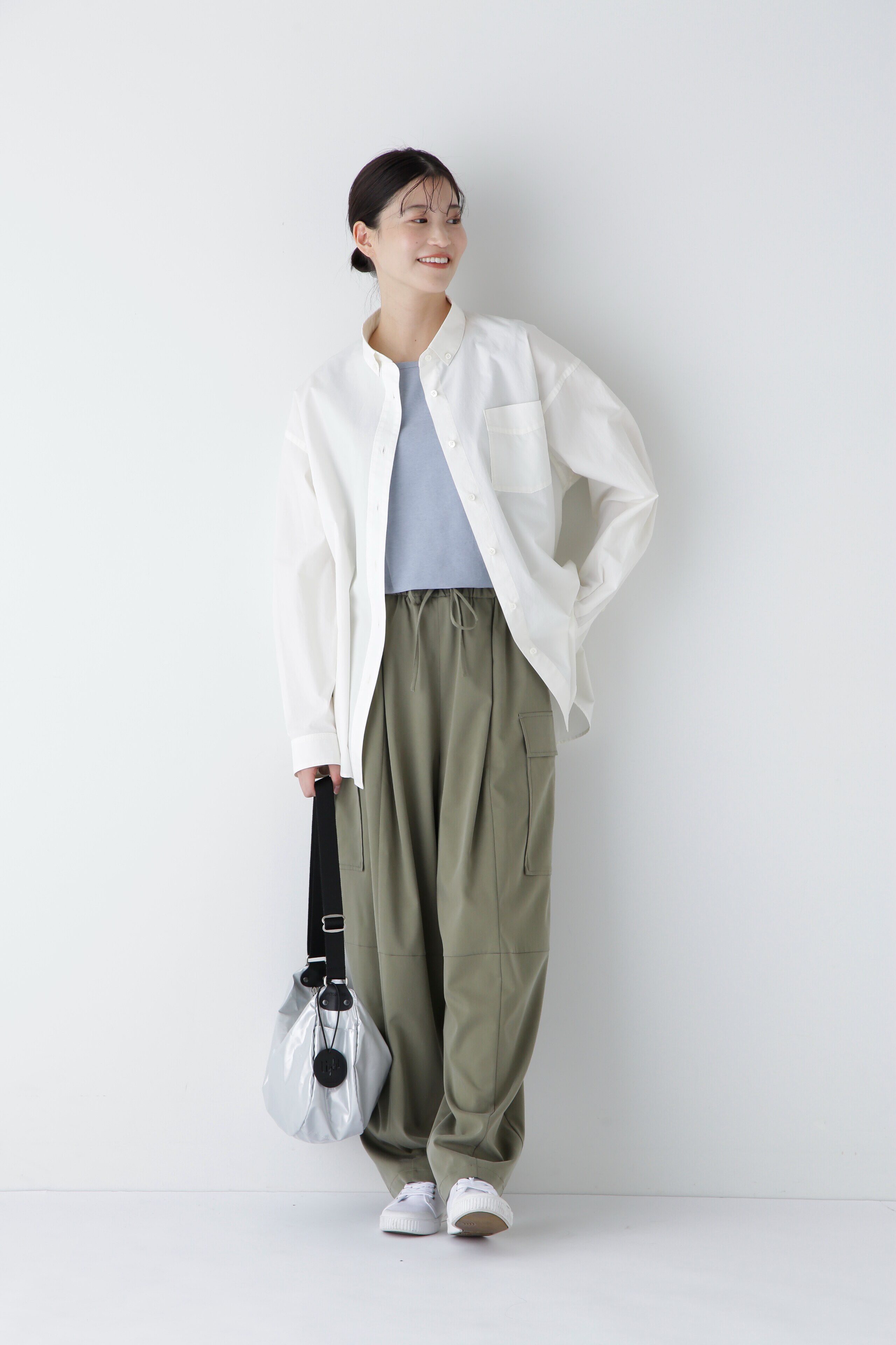  「◆キュプラポリエステル フィブリルサテンストレッチパンツ」|その他|